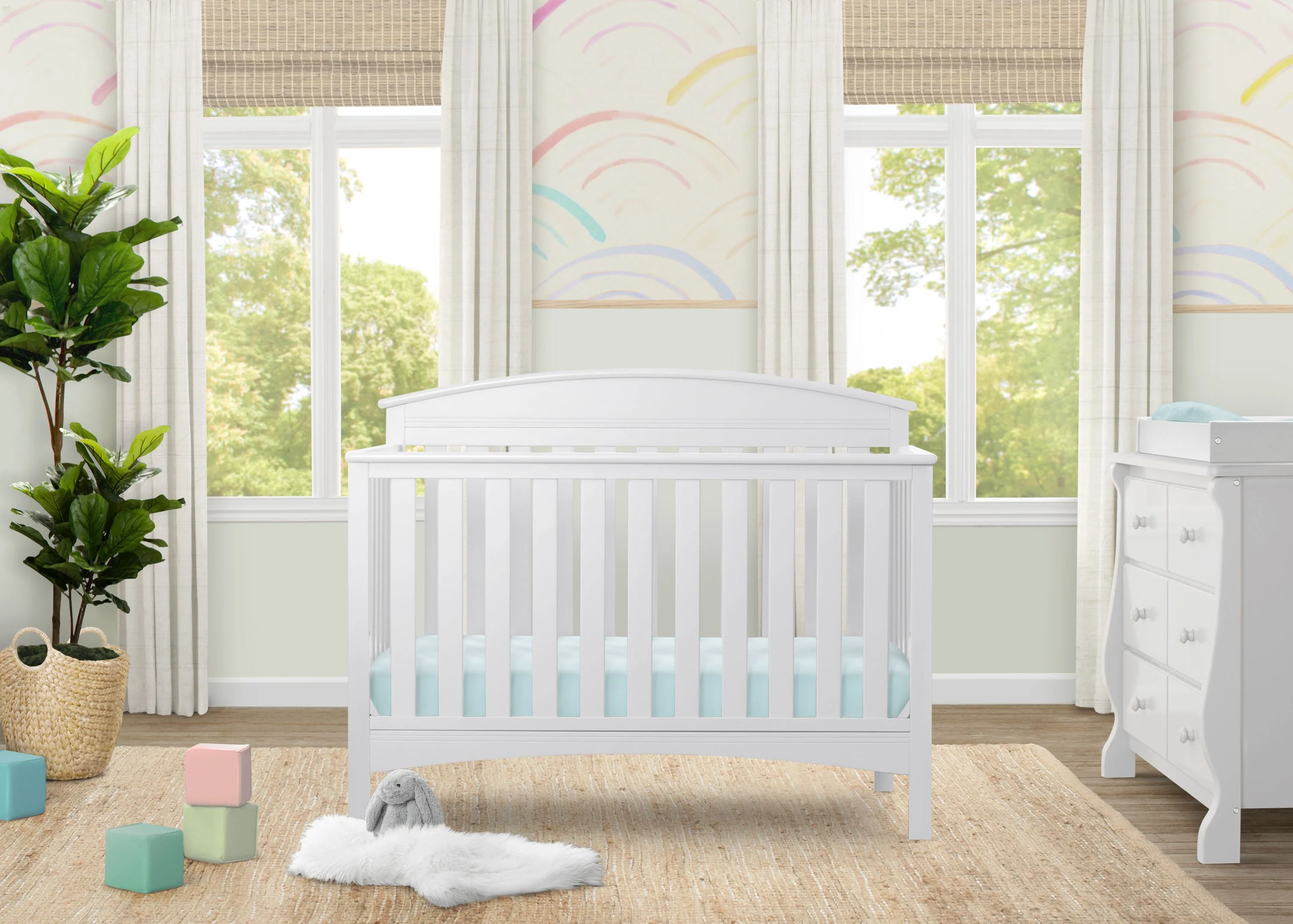 Abby 4-in-1 Convertible Crib - Image 9