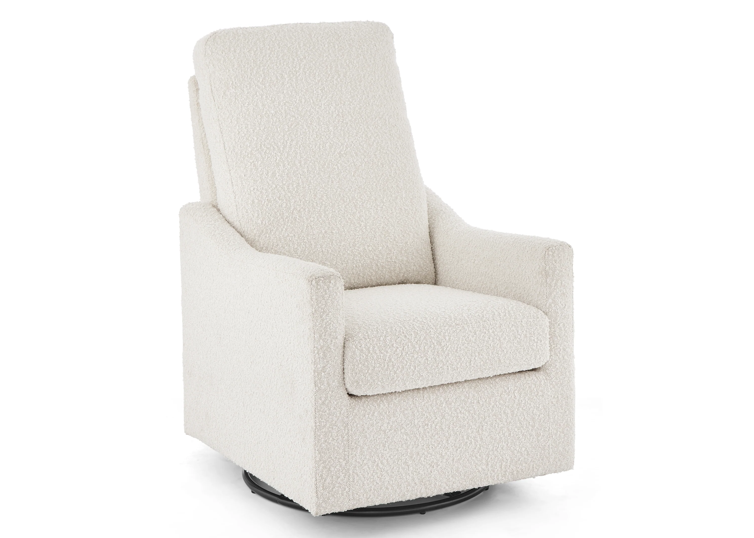 Andie Boucle Nursery Glider Swivel Chair - Image 4