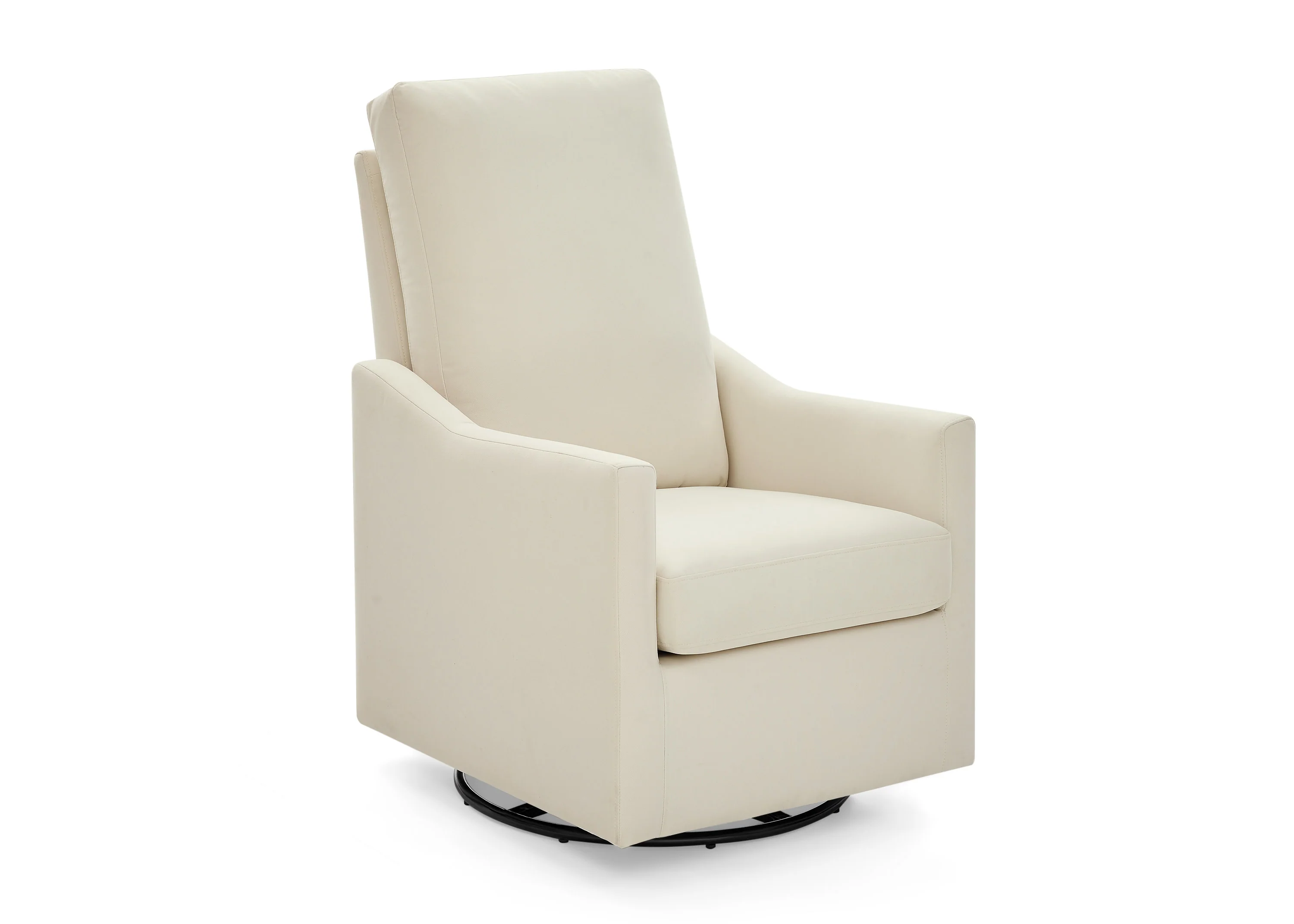 Andie Nursery Glider Swivel Chair with Stain-Resistant LiveSmart Fabric - Image 4
