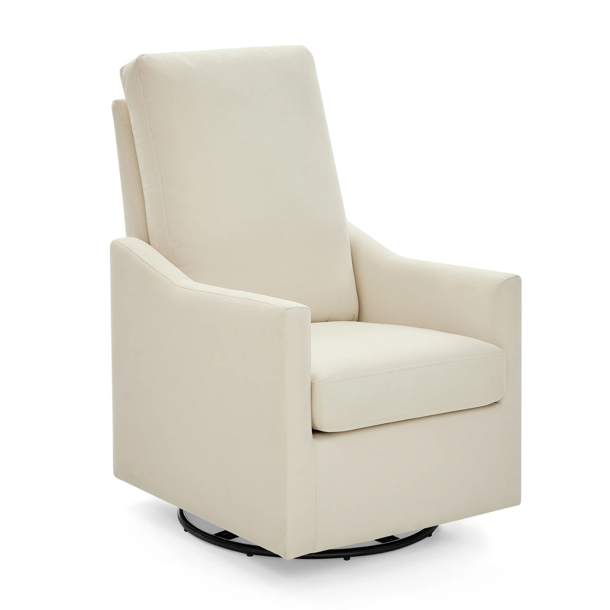 Andie Nursery Glider Swivel Chair with Stain-Resistant LiveSmart Fabric - Image 7