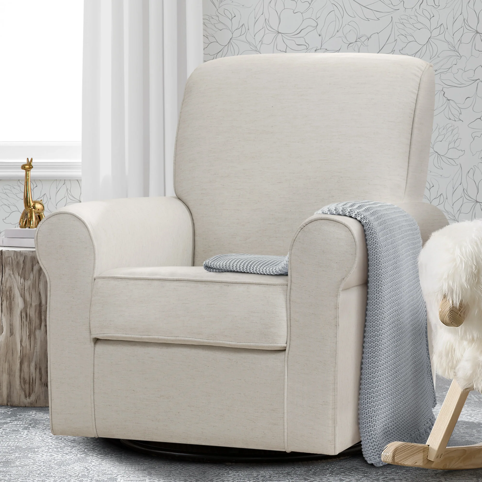 Avery Upholstered Glider - Image 6