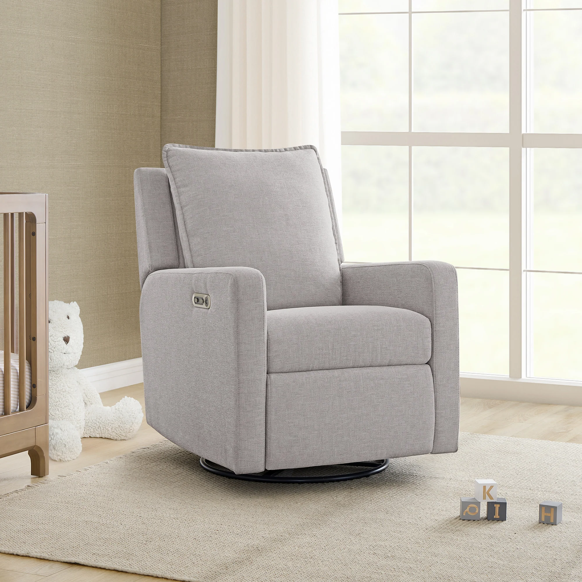 babyGap Harlowe Power Recliner with USB-A and Type-C Ports in Stain-Resistant Performance Fabric - Image 12