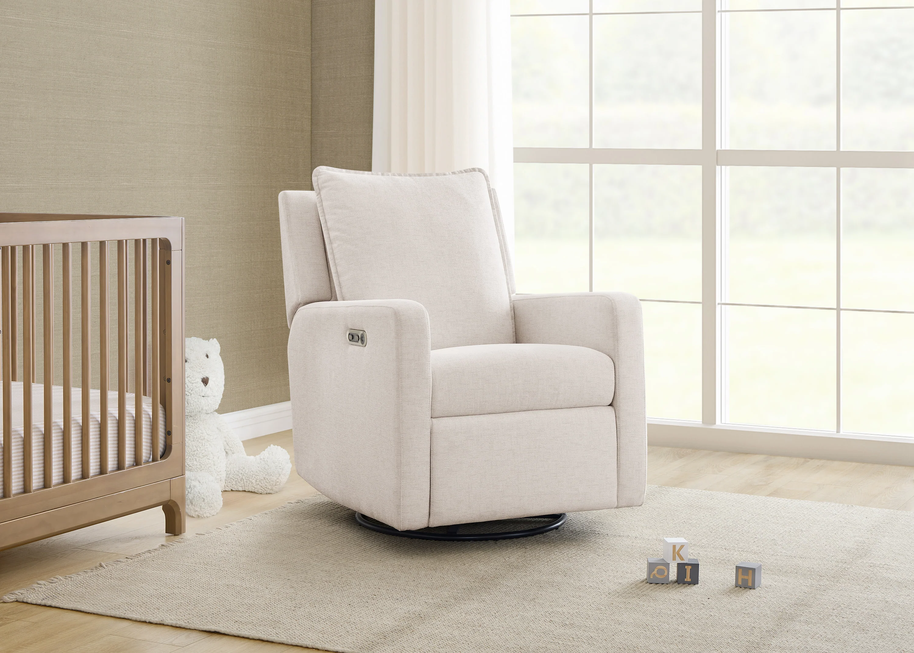 babyGap Harlowe Power Recliner with USB-A and Type-C Ports in Stain-Resistant Performance Fabric - Image 13