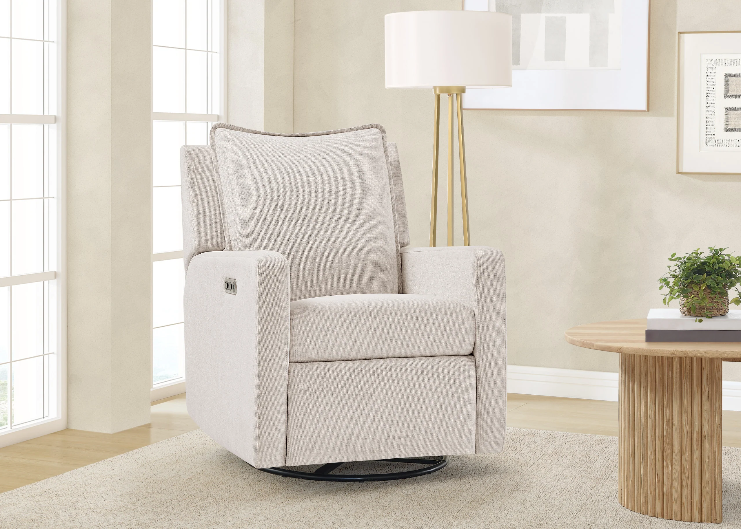 babyGap Harlowe Power Recliner with USB-A and Type-C Ports in Stain-Resistant Performance Fabric - Image 14