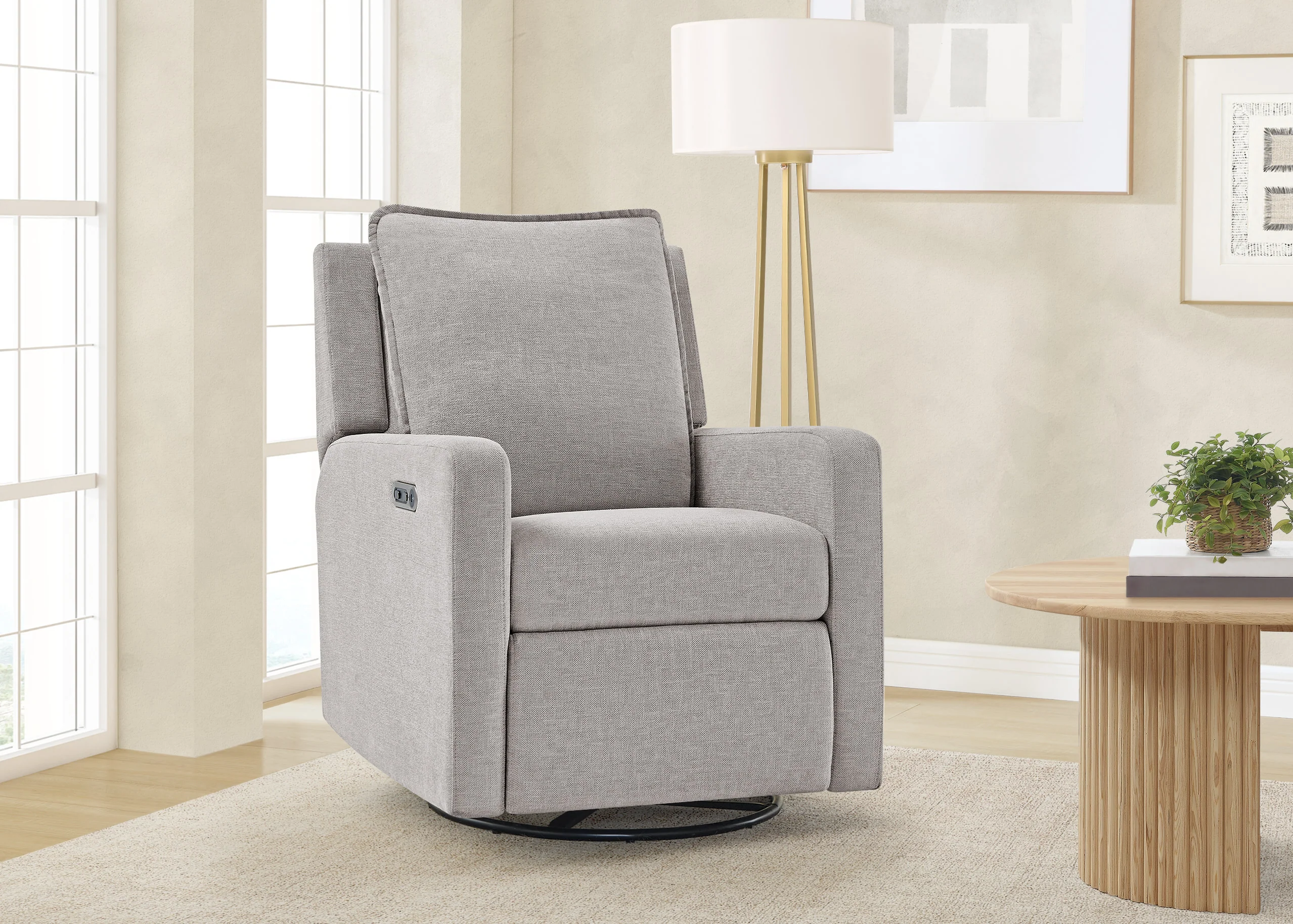 babyGap Harlowe Power Recliner with USB-A and Type-C Ports in Stain-Resistant Performance Fabric - Image 8