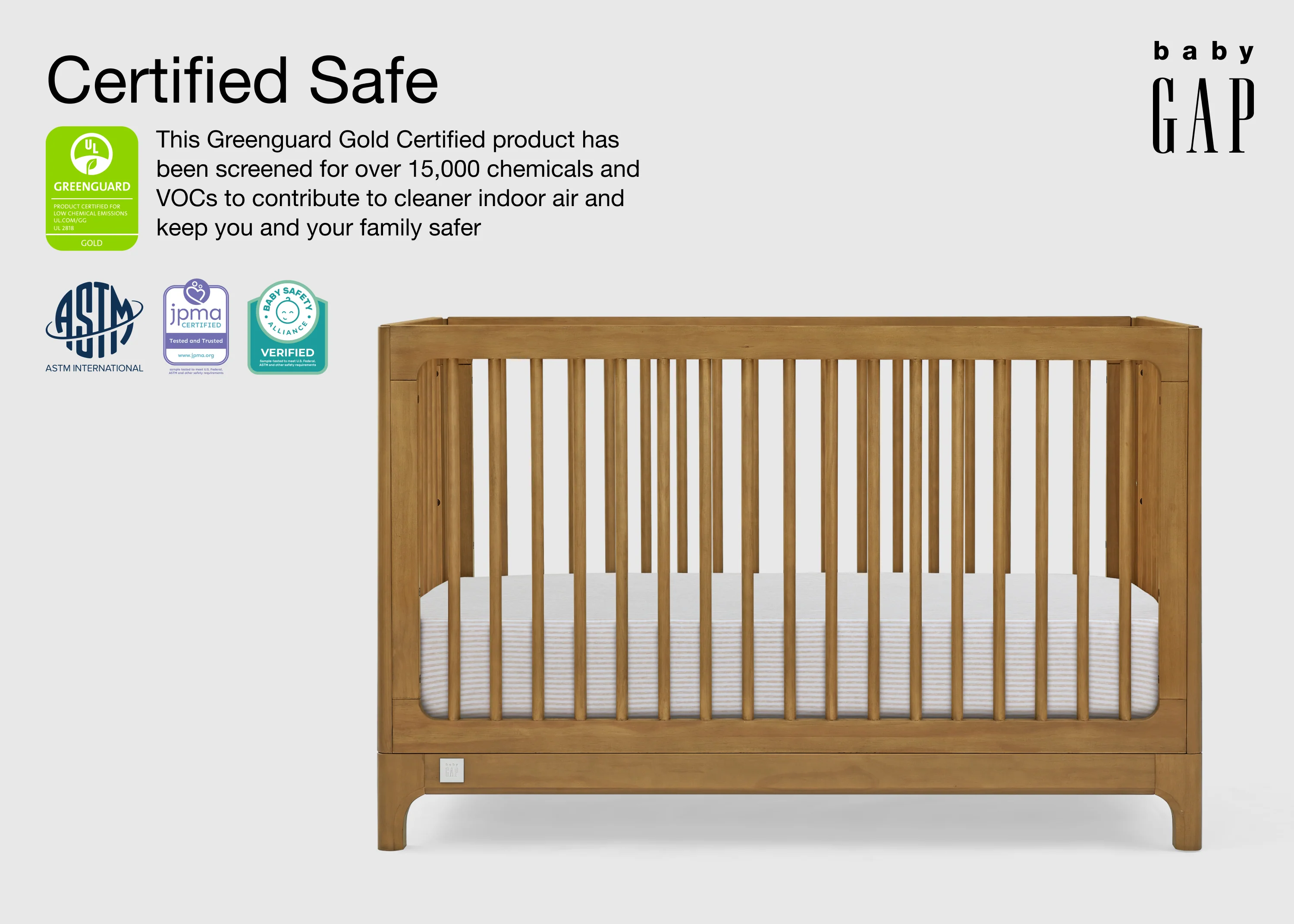 babyGap Wren 4-in-1 Convertible Crib - Image 5