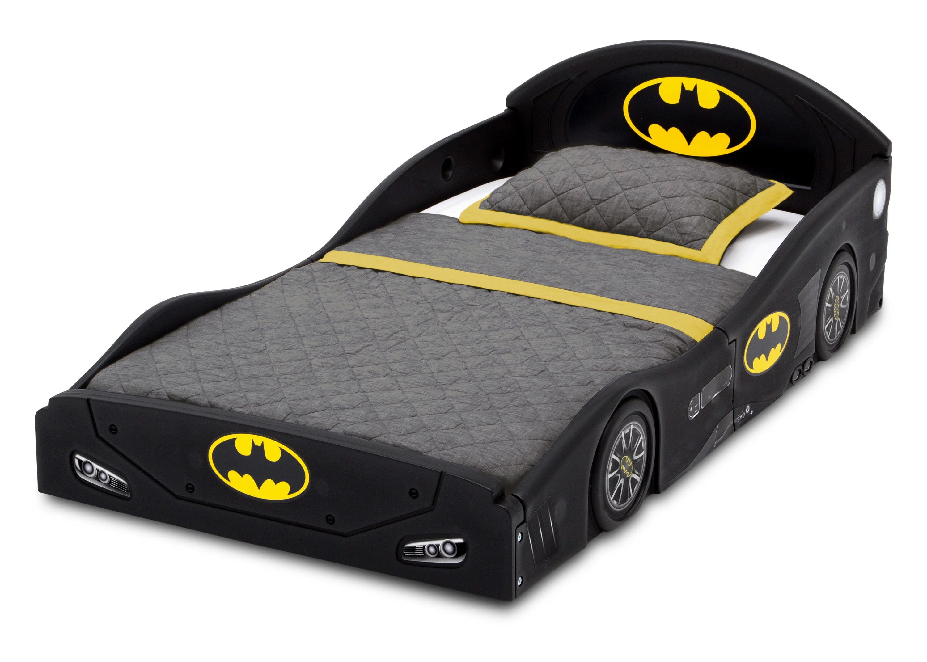 Batman Batmobile Plastic Sleep and Play Toddler Bed - Image 3