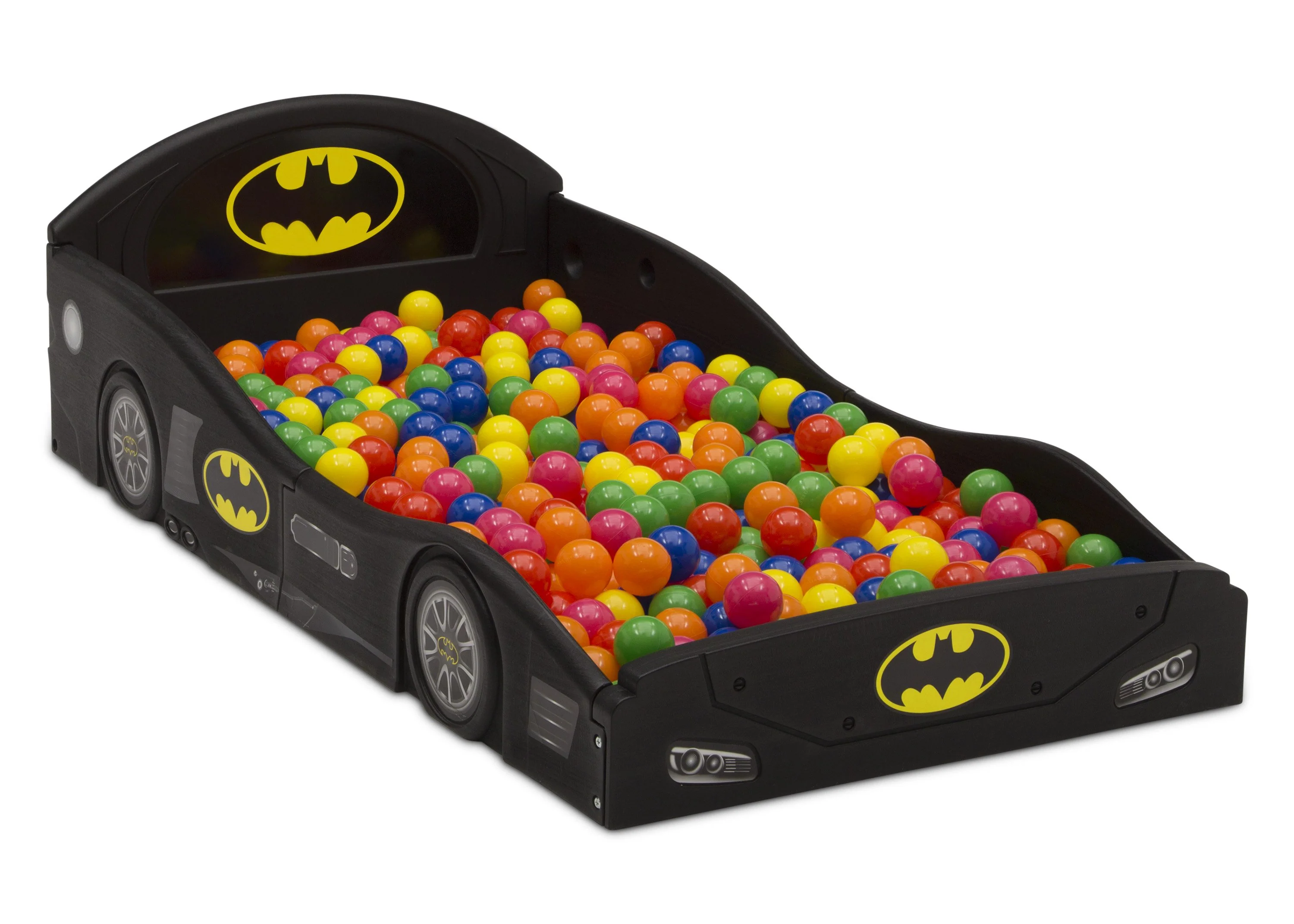 Batman Batmobile Plastic Sleep and Play Toddler Bed - Image 5