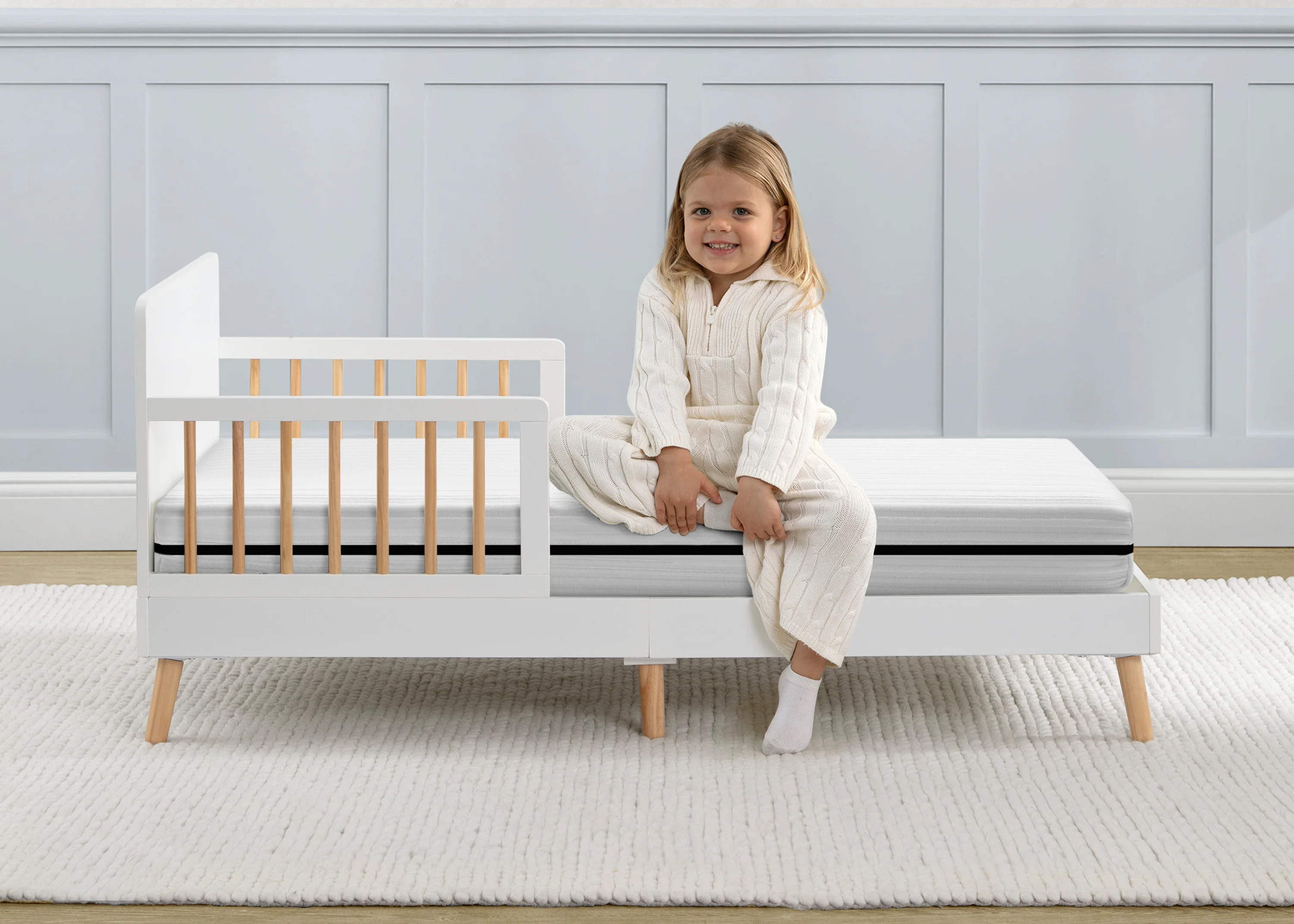 Beautyrest Black BreatheCool 2-Stage Crib and Toddler Mattress - Image 2