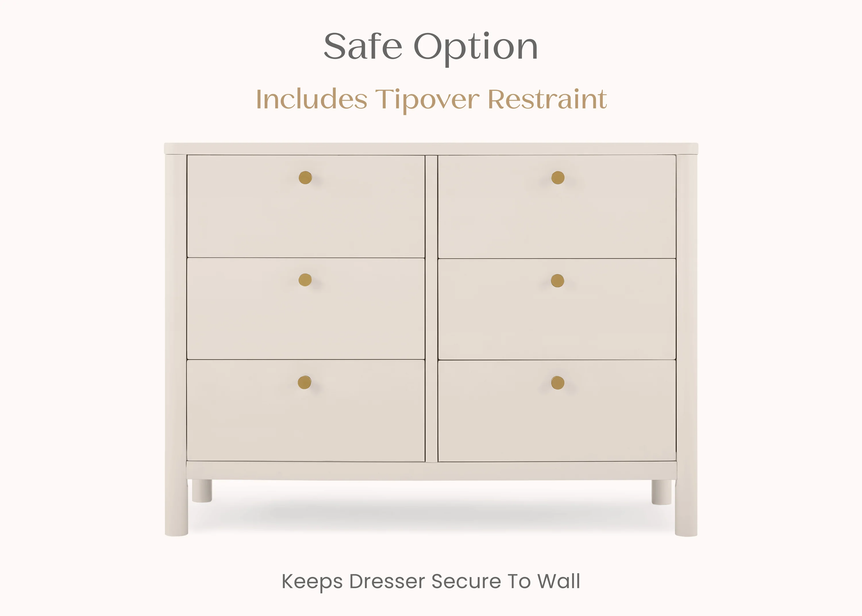 Brooks 6 Drawer Dresser with Interlocking Drawers - Image 39