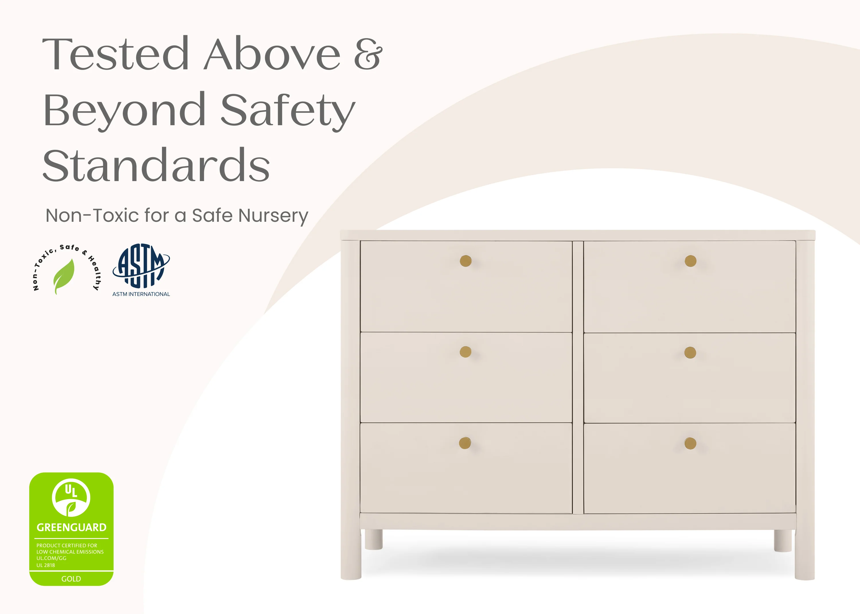 Brooks 6 Drawer Dresser with Interlocking Drawers - Image 40