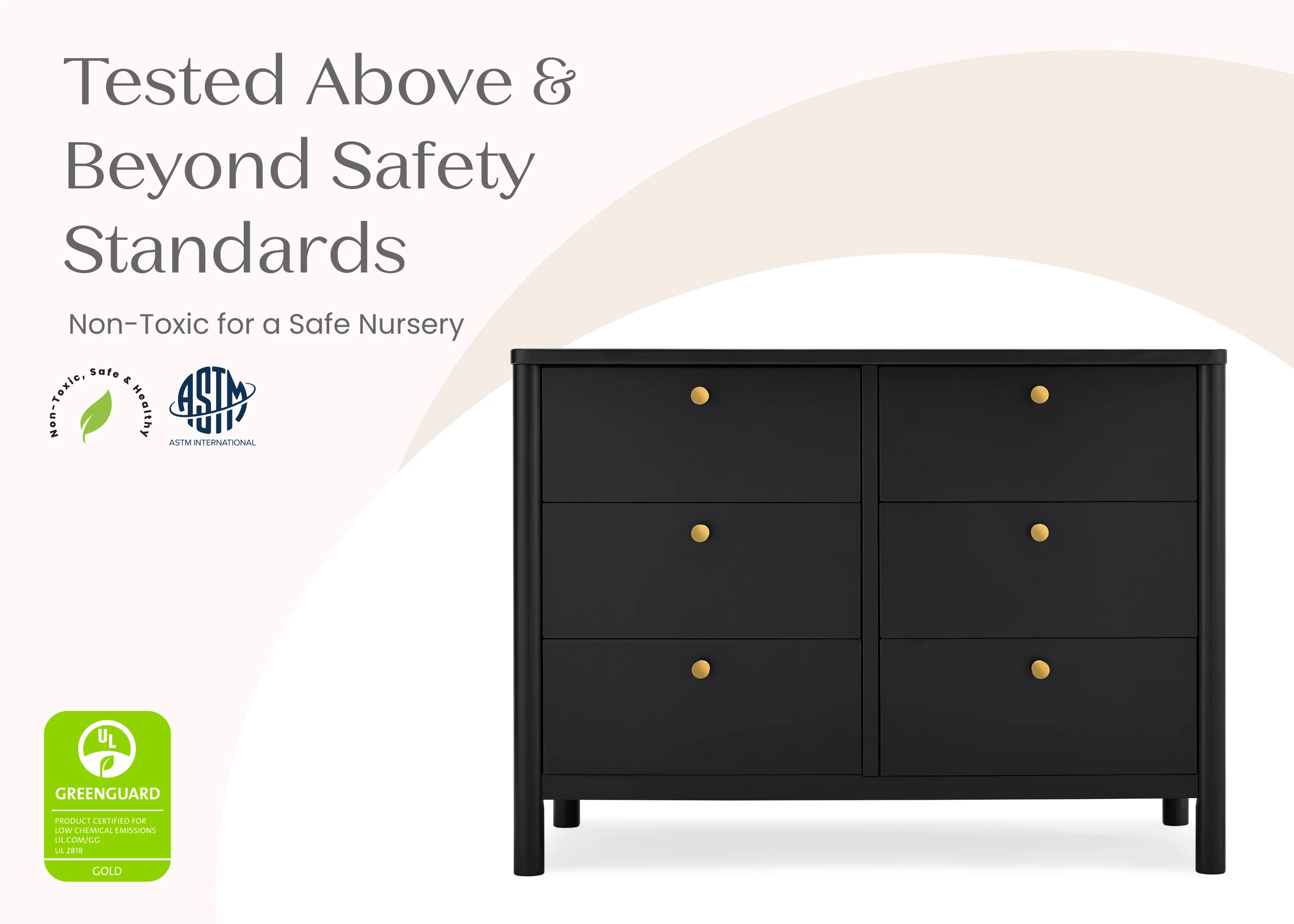 Brooks 6 Drawer Dresser with Interlocking Drawers - Image 9