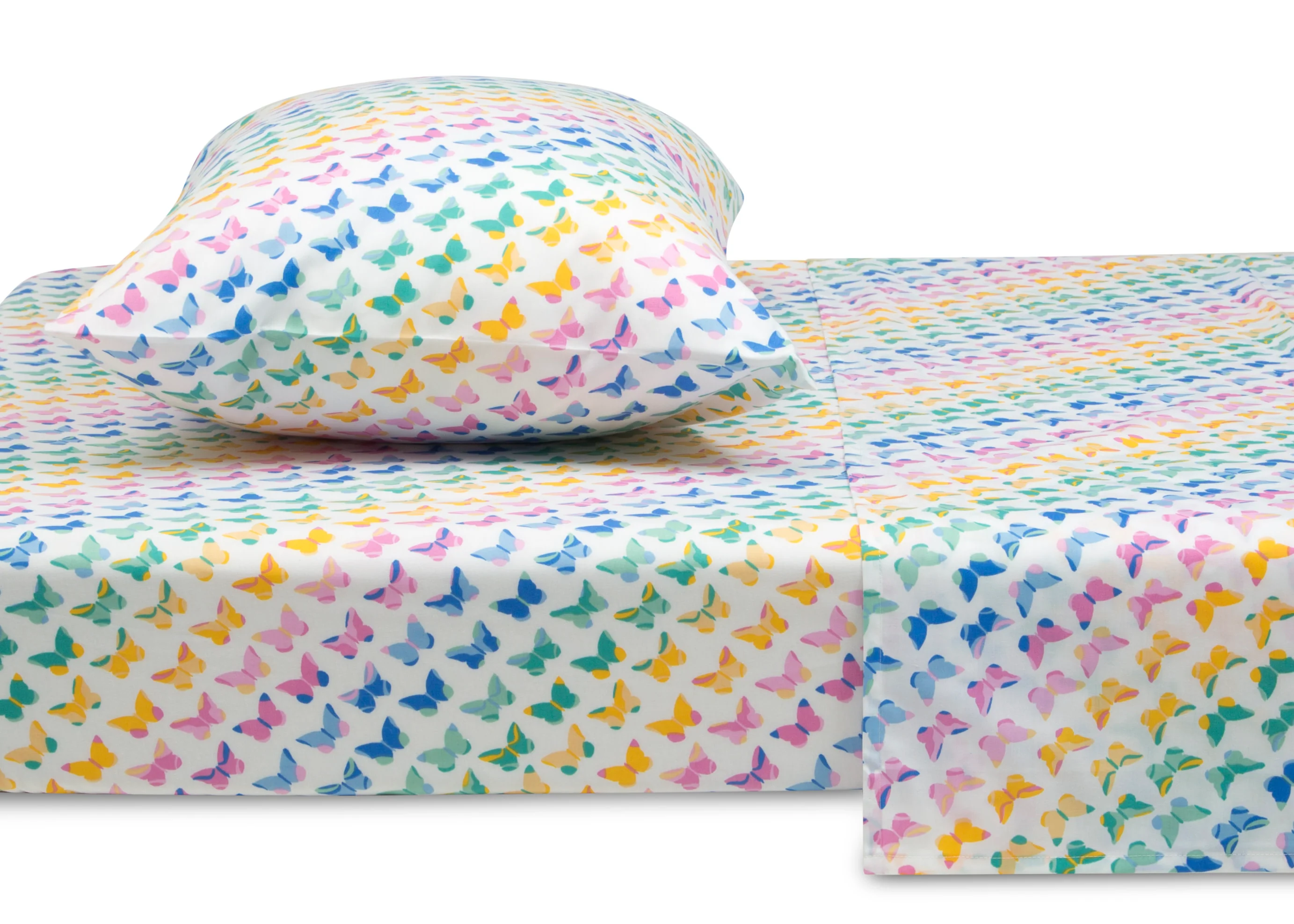Butterflies 3-Piece Twin Sheet Set - Image 3