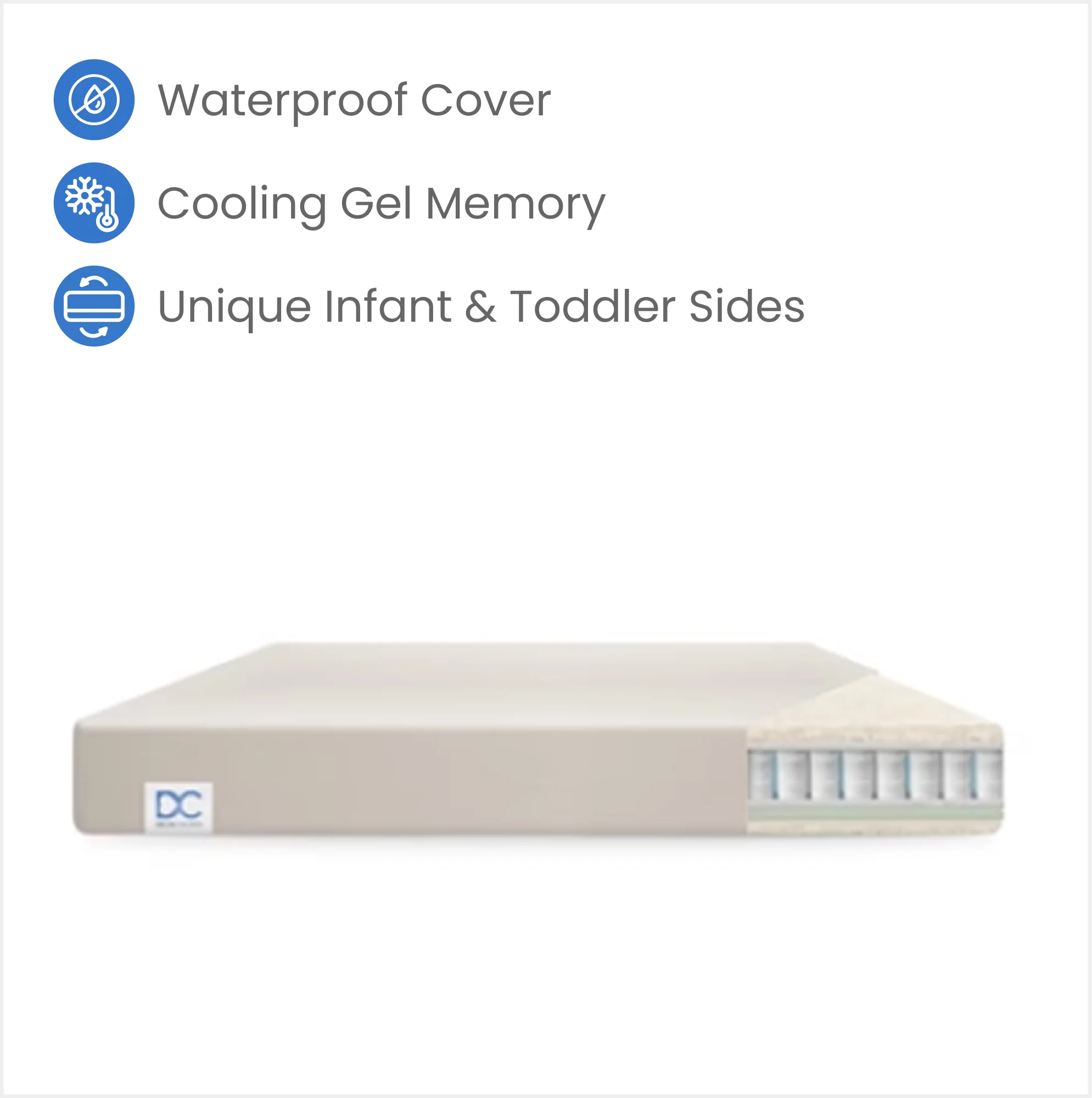 CoolLux Two-Stage Crib and Toddler Mattress - Image 8
