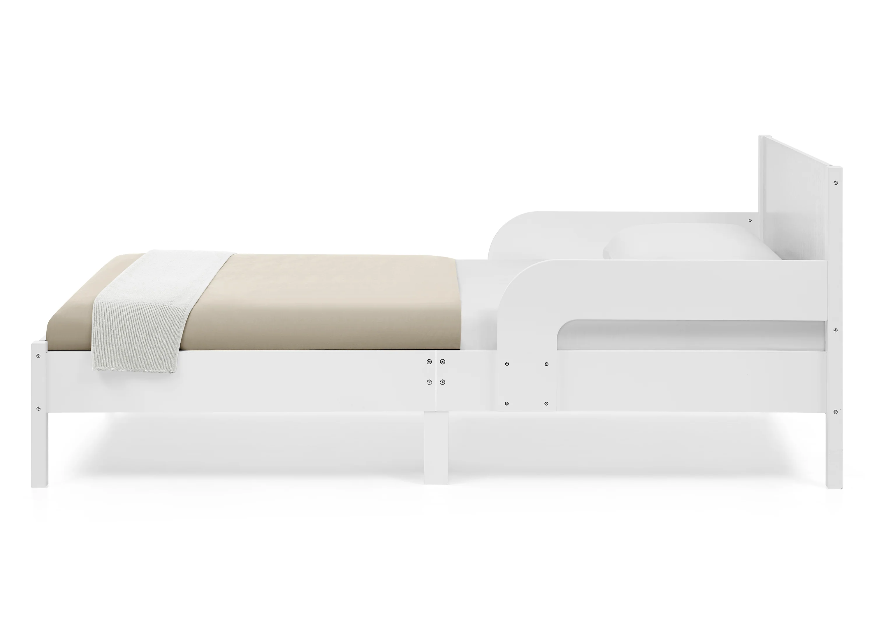 Cora Wood Twin Bed with Removable Guardrails - Image 13