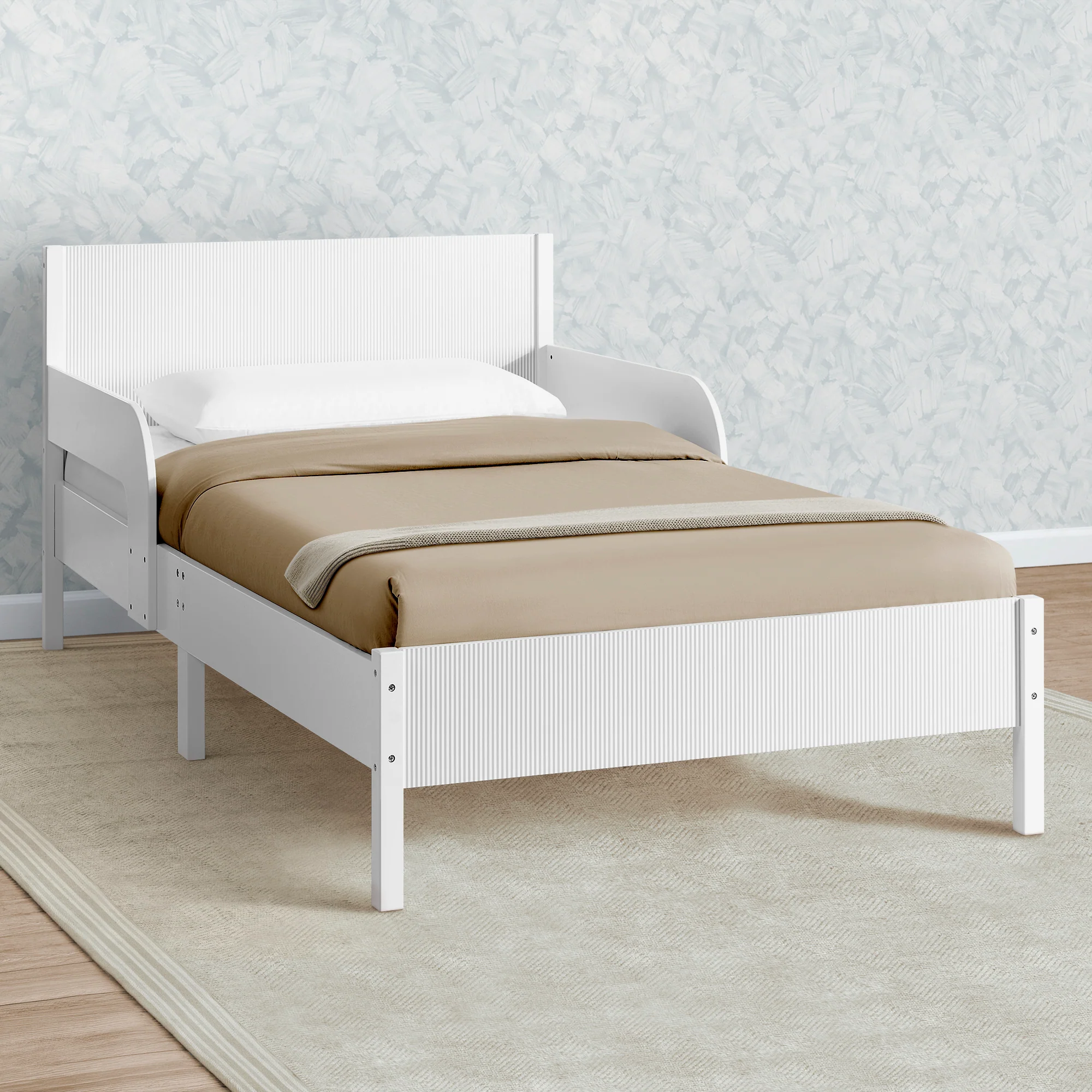 Cora Wood Twin Bed with Removable Guardrails - Image 15