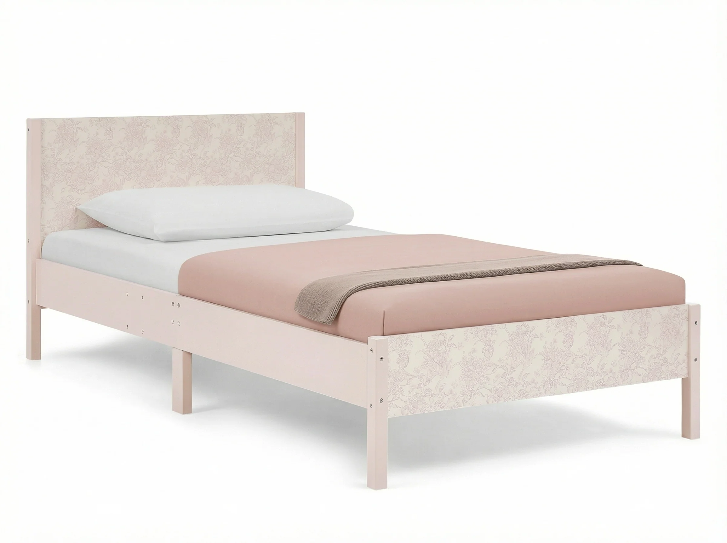 Cora Wood Twin Bed with Removable Guardrails - Image 17