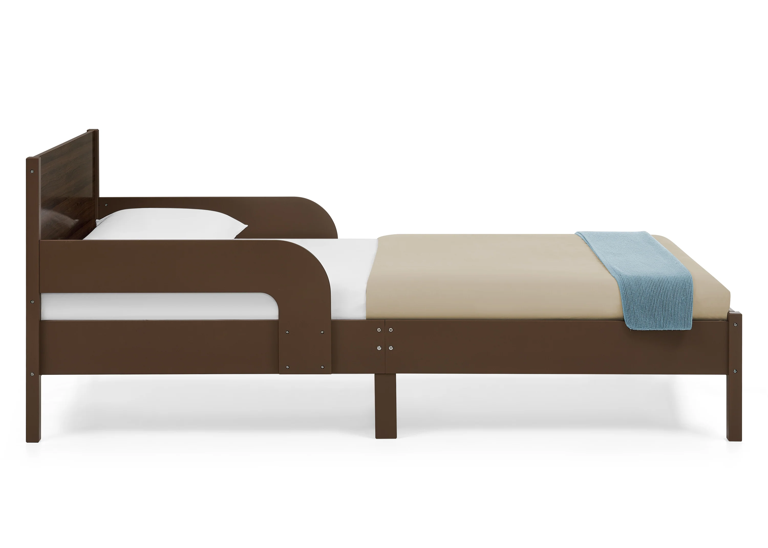 Cora Wood Twin Bed with Removable Guardrails - Image 26