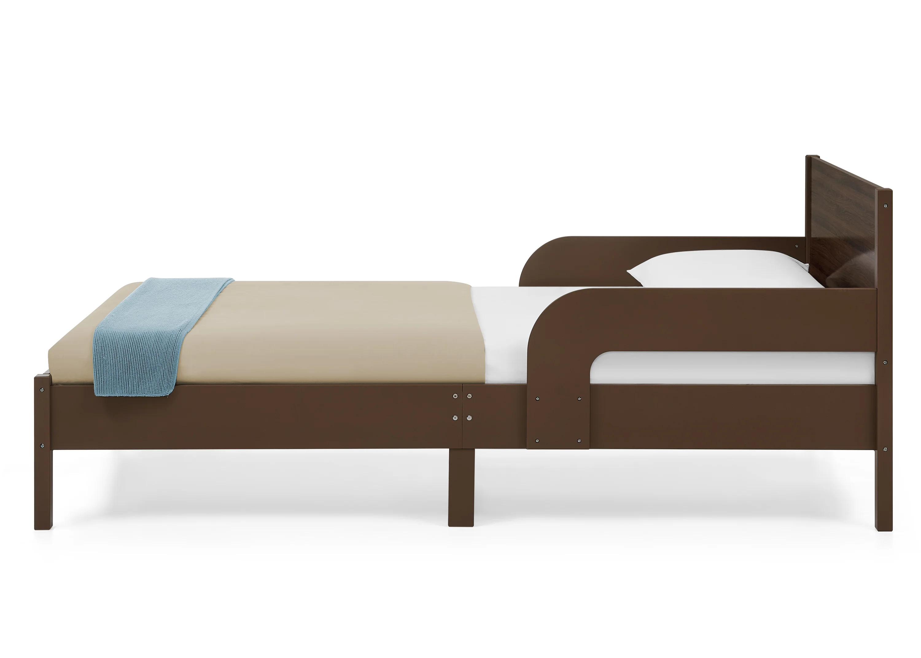 Cora Wood Twin Bed with Removable Guardrails - Image 27