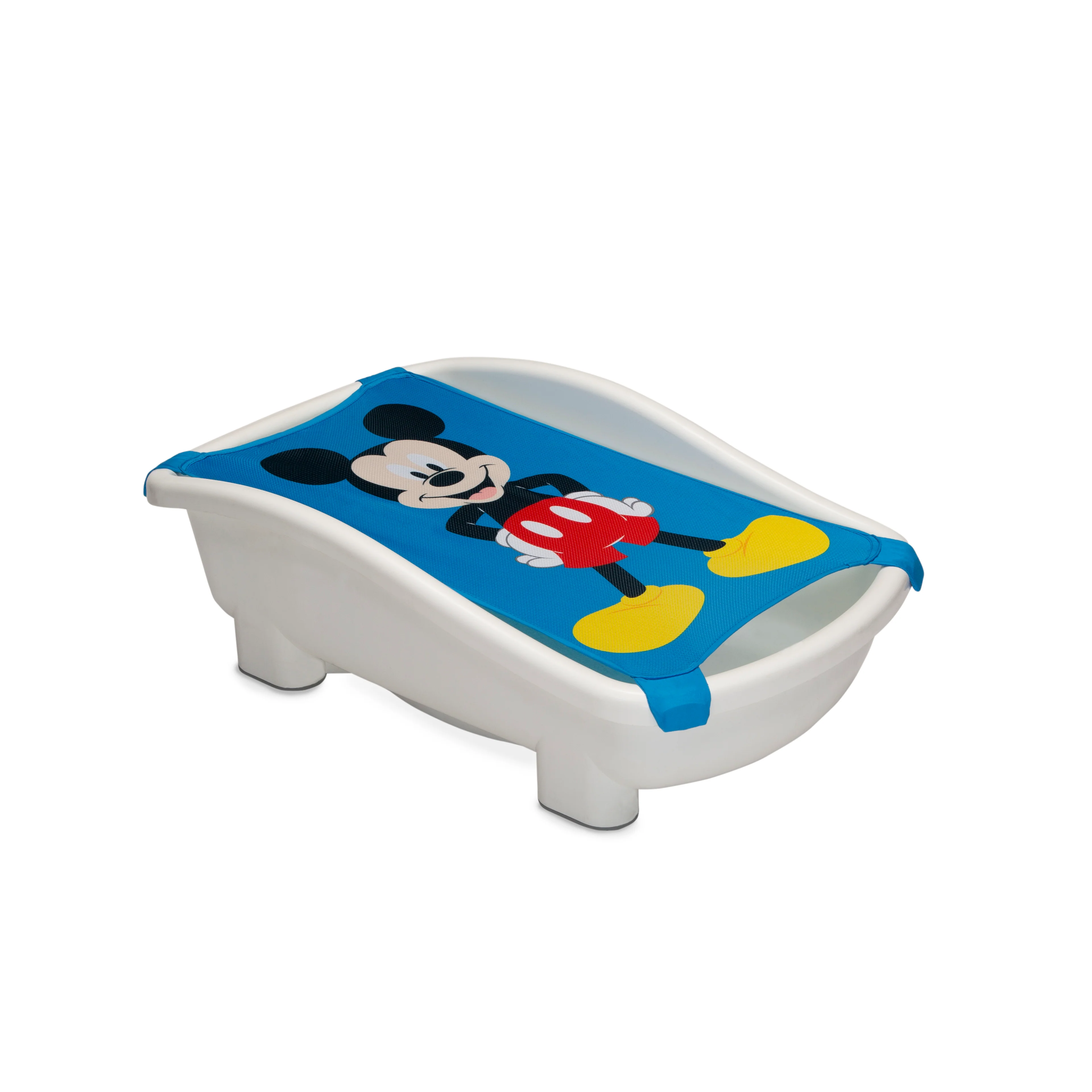 Disney Mickey Mouse My First Bubble Bath – 3-in-1 Newborn to Toddler Bathtub with Sling and Bubble Blower - Image 6