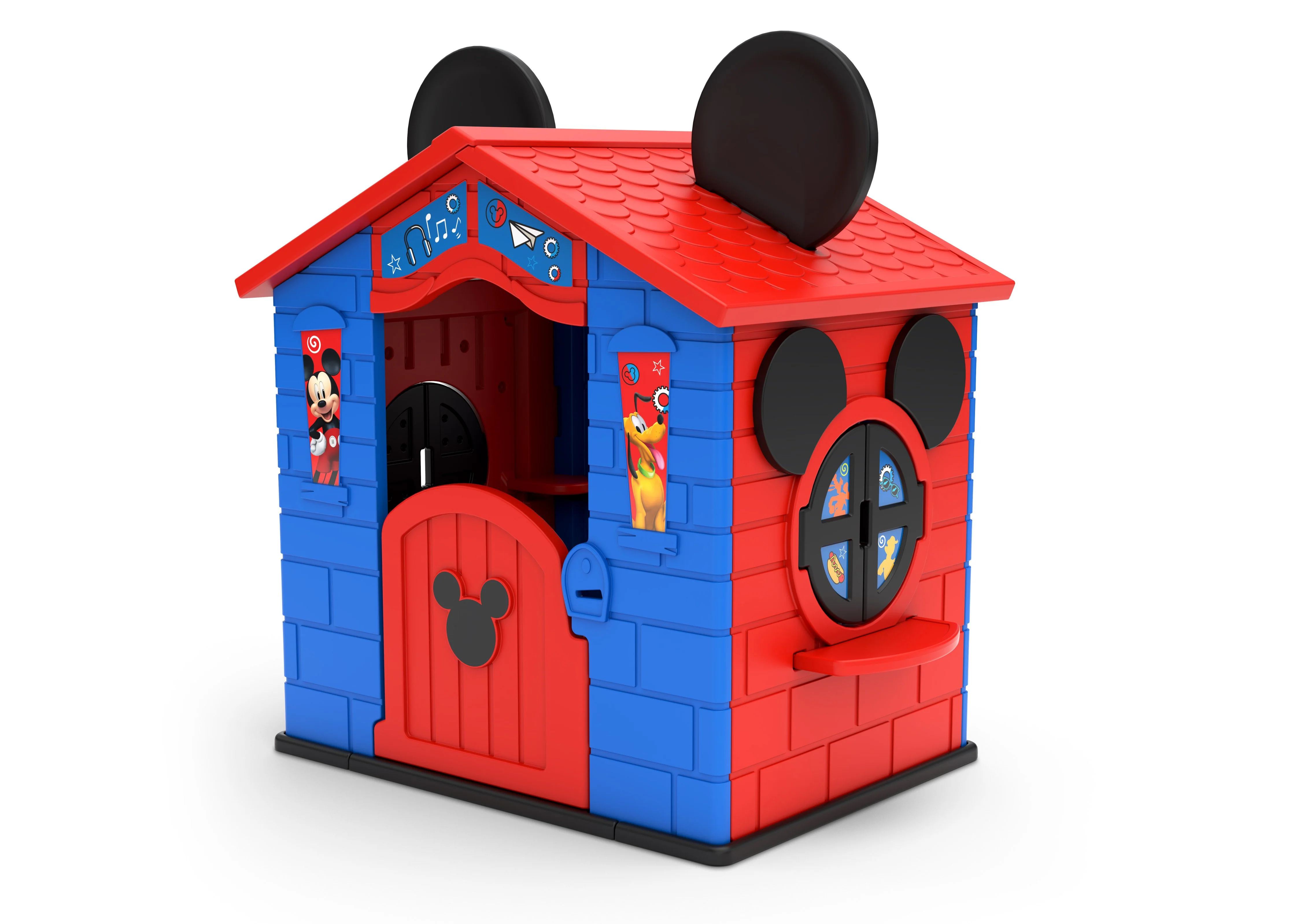 Mickey Mouse Plastic Indoor/Outdoor Playhouse with Easy Assembly - Image 5