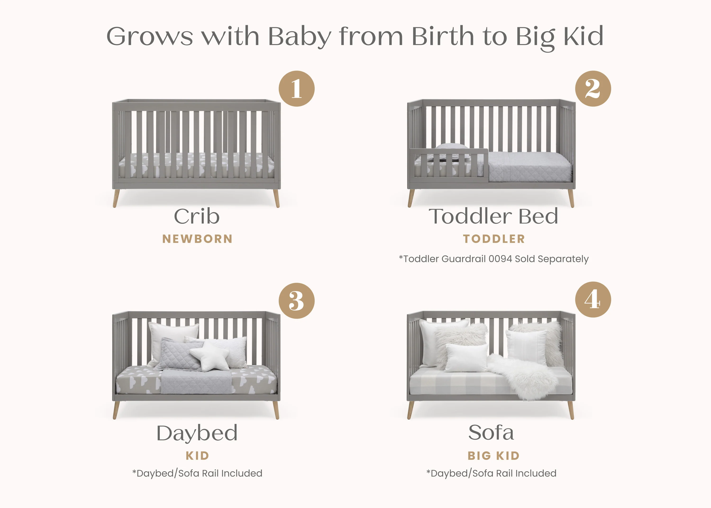 Essex 4-in-1 Convertible Crib - Image 18