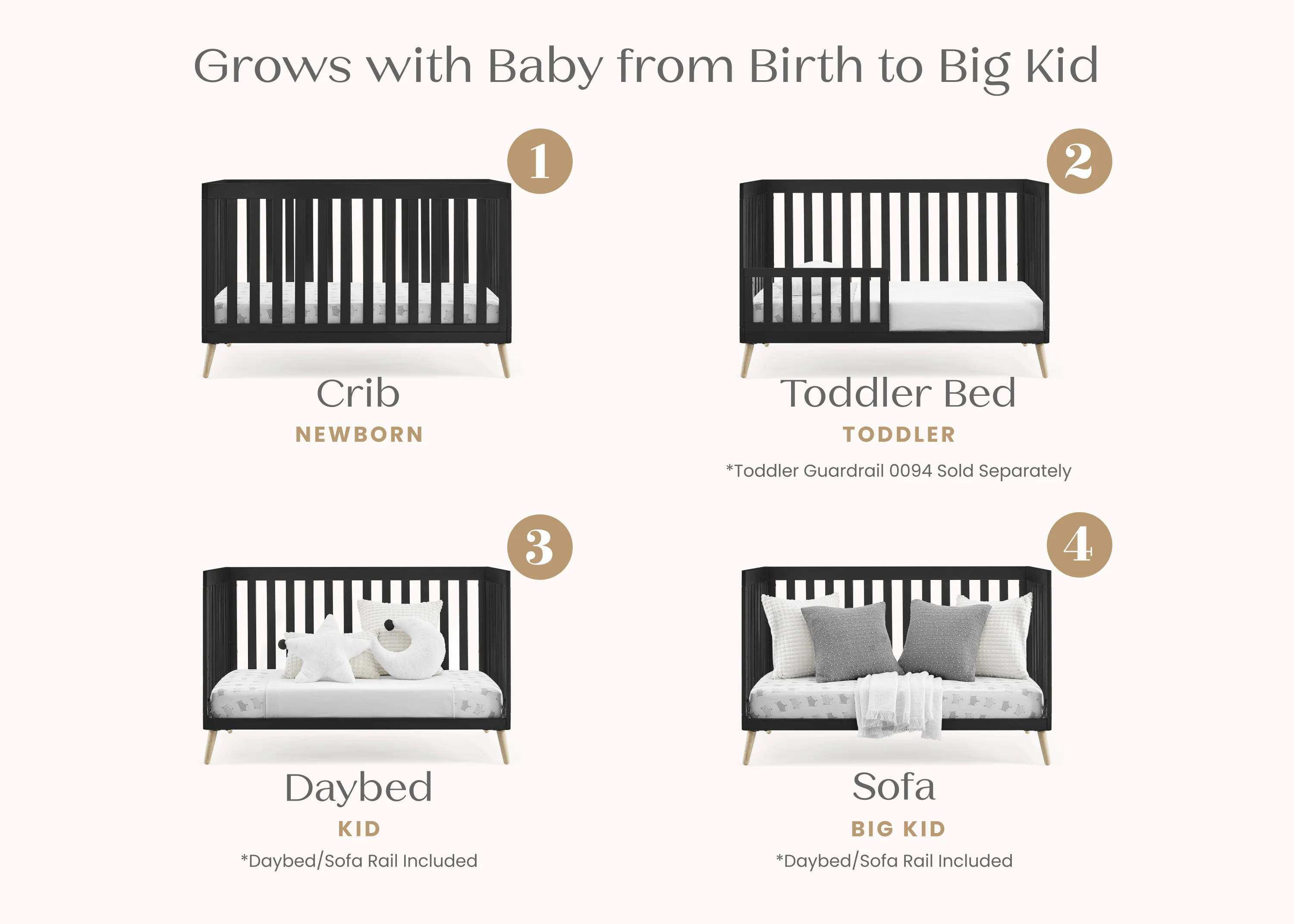 Essex 4-in-1 Convertible Crib - Image 51