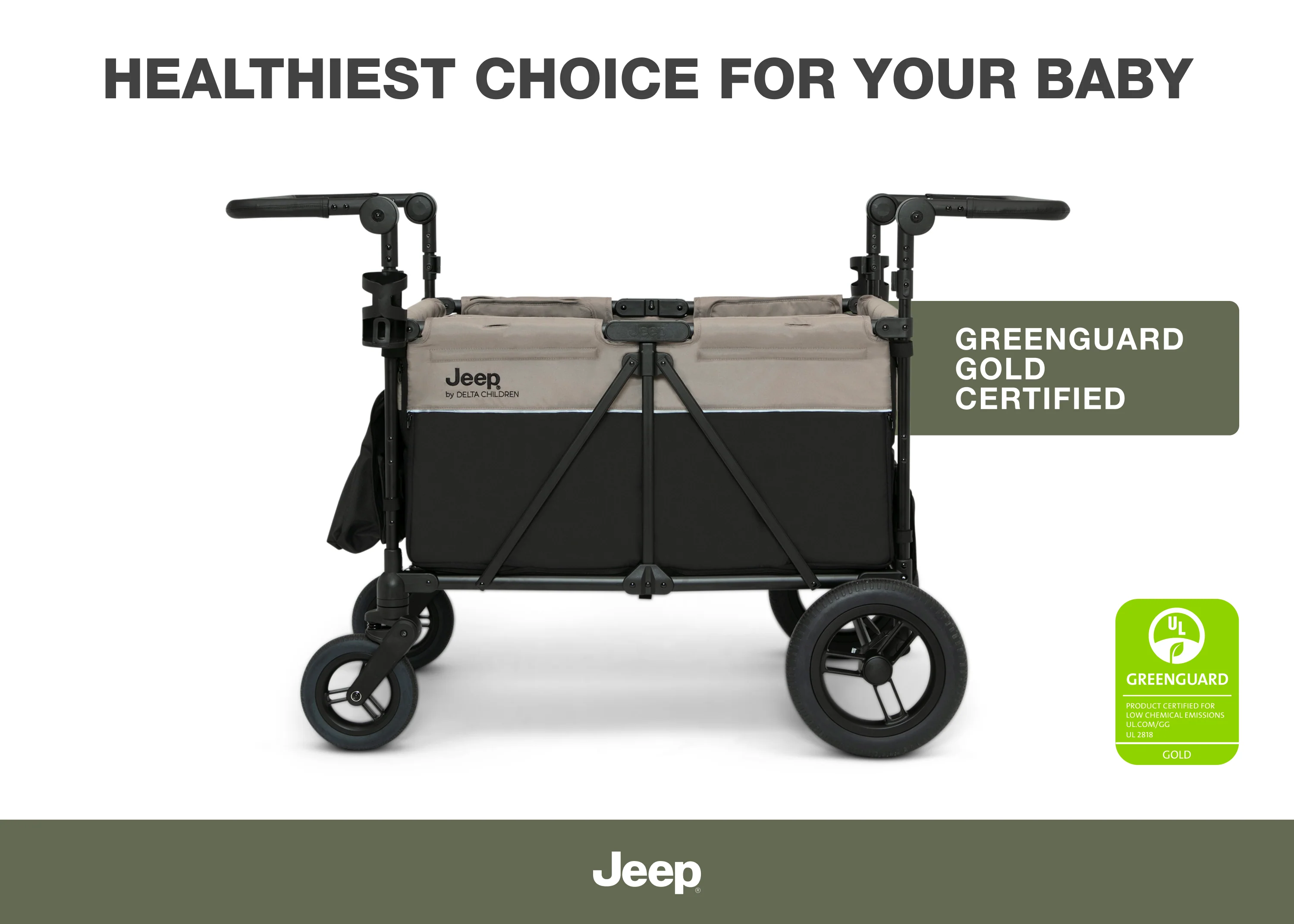 Jeep Gladiator 4-Seater Stroller Wagon - Image 4