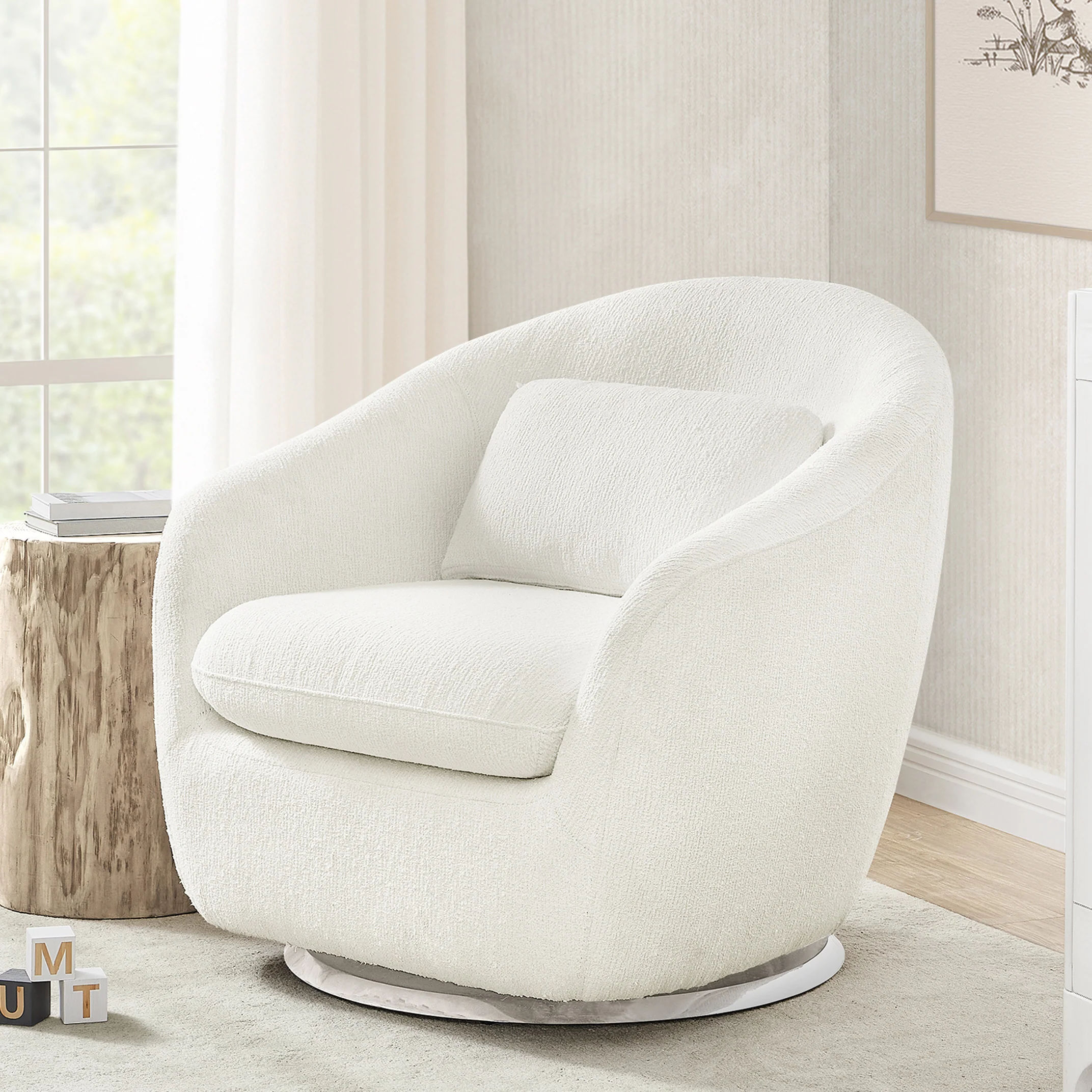 babyGap Hudson Glider Tub Chair with 360-Degree Swivel - Image 9