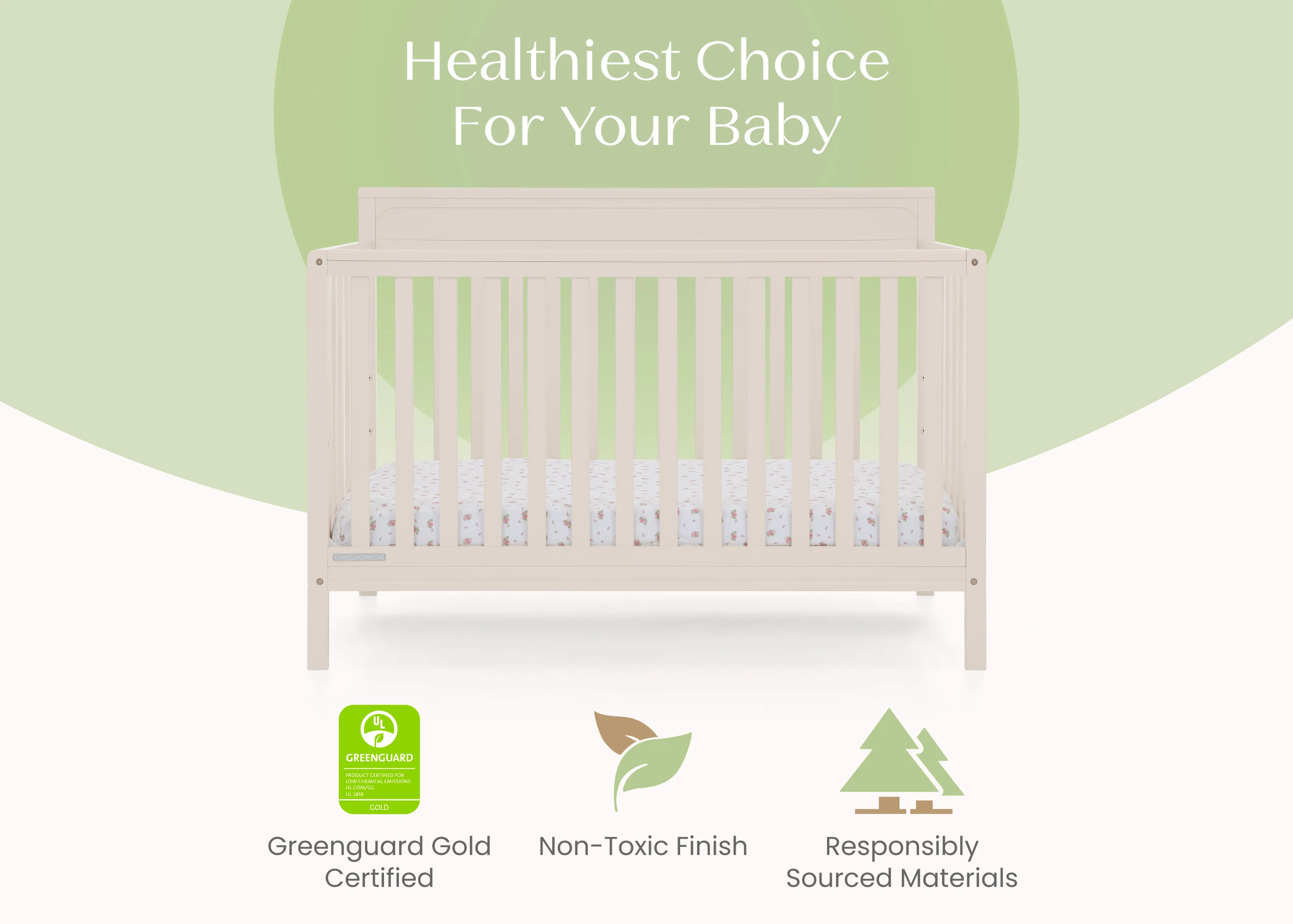 Isabelle 6-in-1 Convertible Crib - Image 4