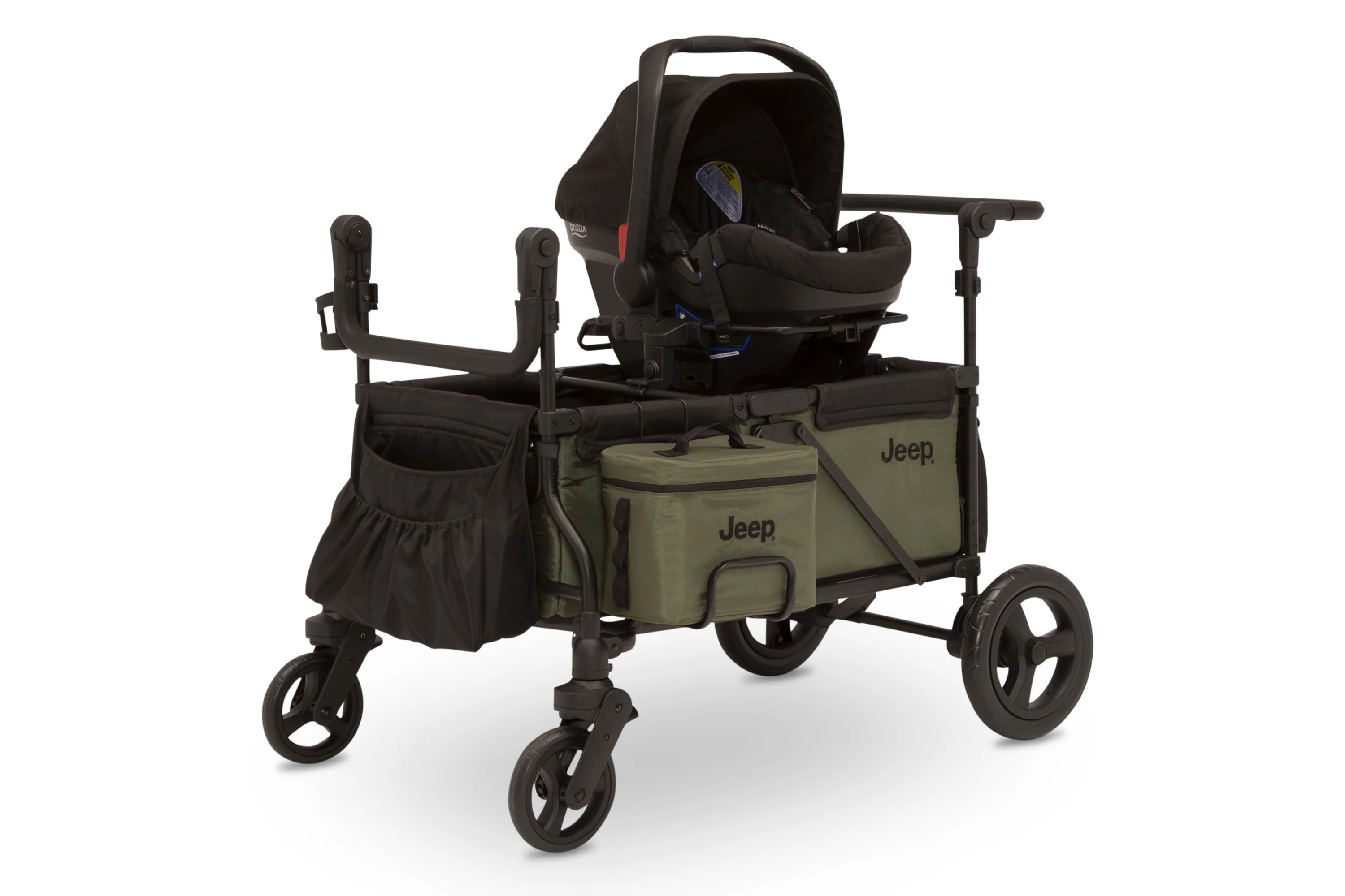 Jeep Wrangler Deluxe Stroller Wagon with Cooler Bag - Image 6