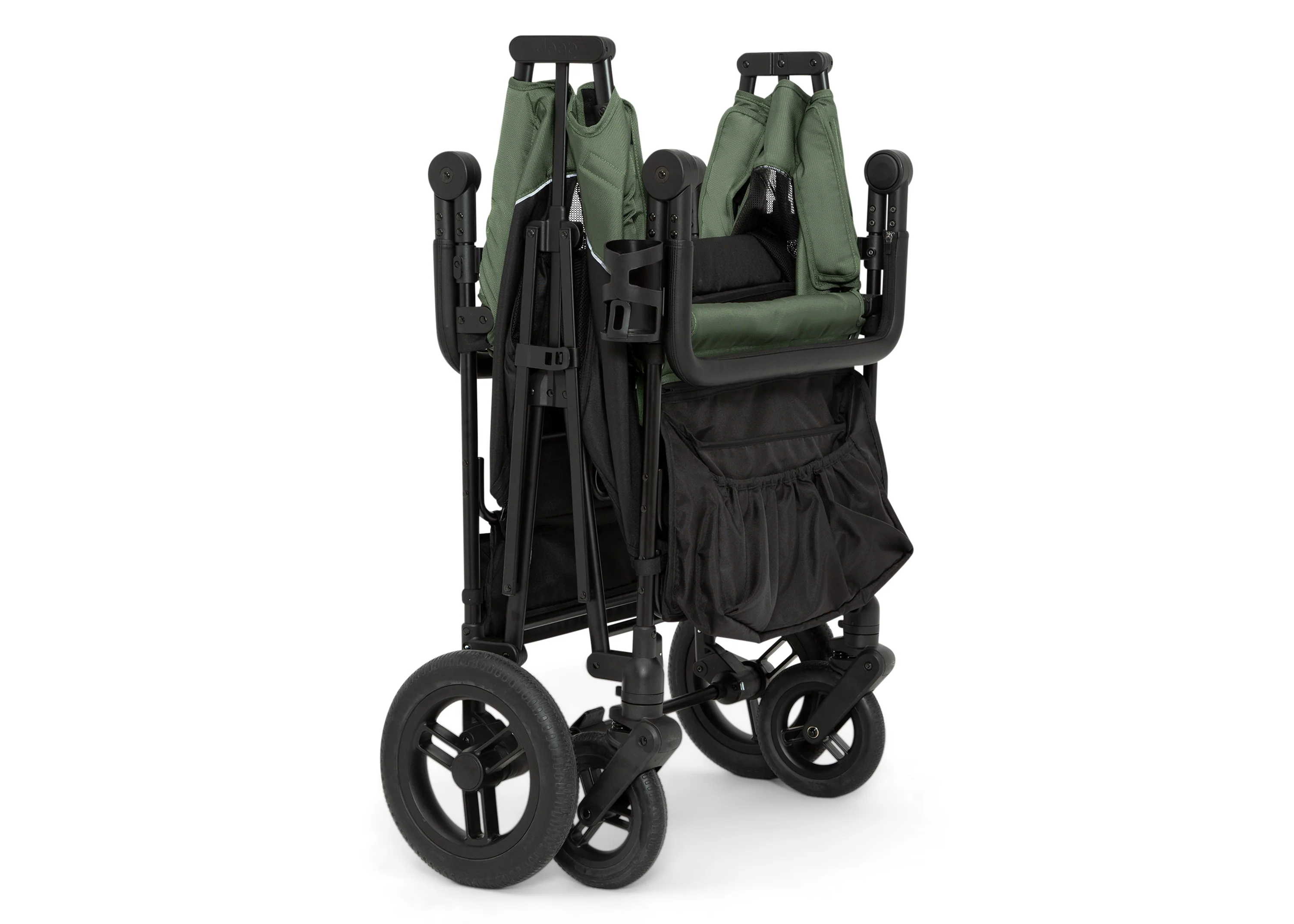 Jeep Wrangler Deluxe 4 Seater Stroller Wagon with Cooler Bag - Image 13