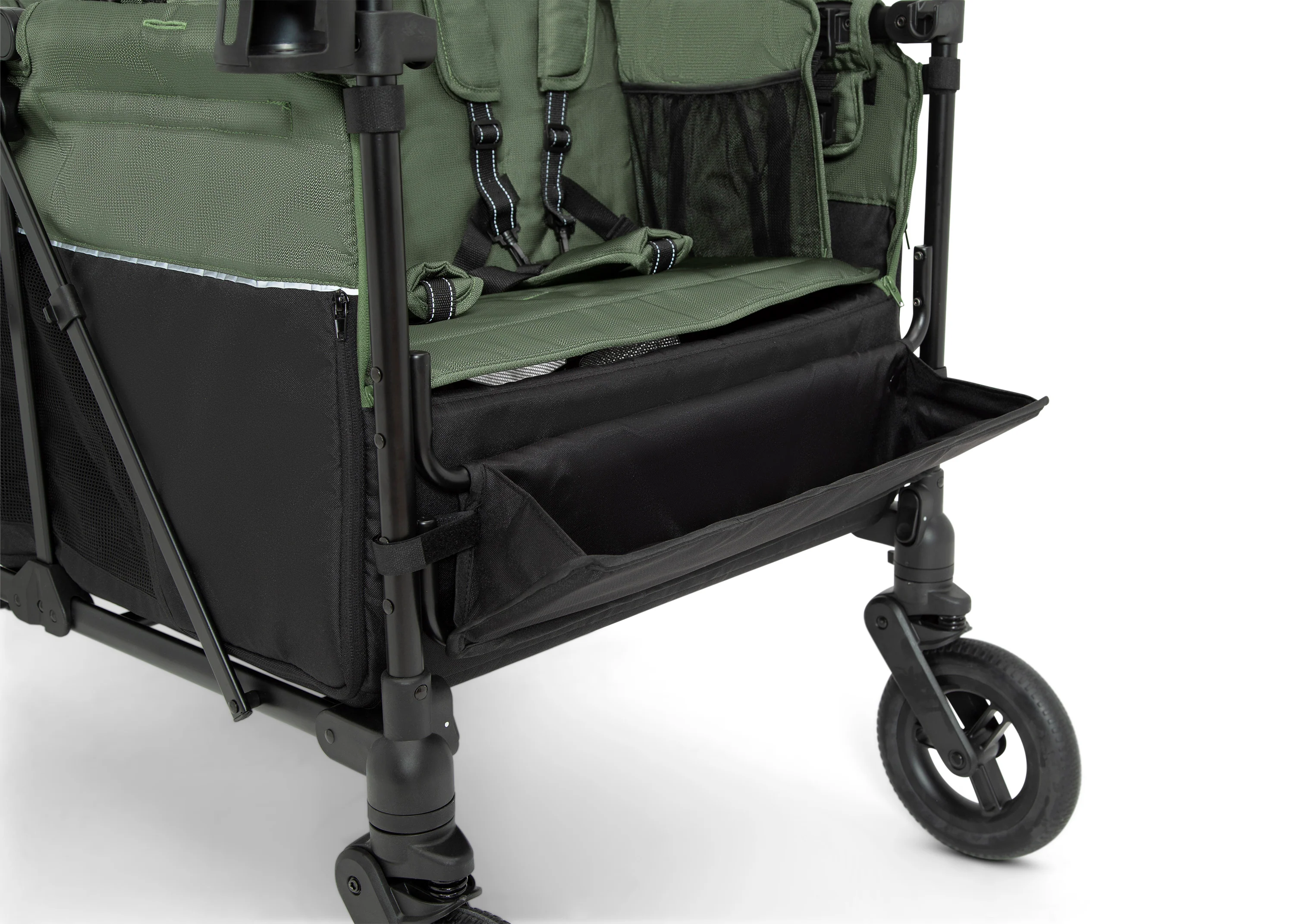 Jeep Wrangler Deluxe 4 Seater Stroller Wagon with Cooler Bag - Image 14