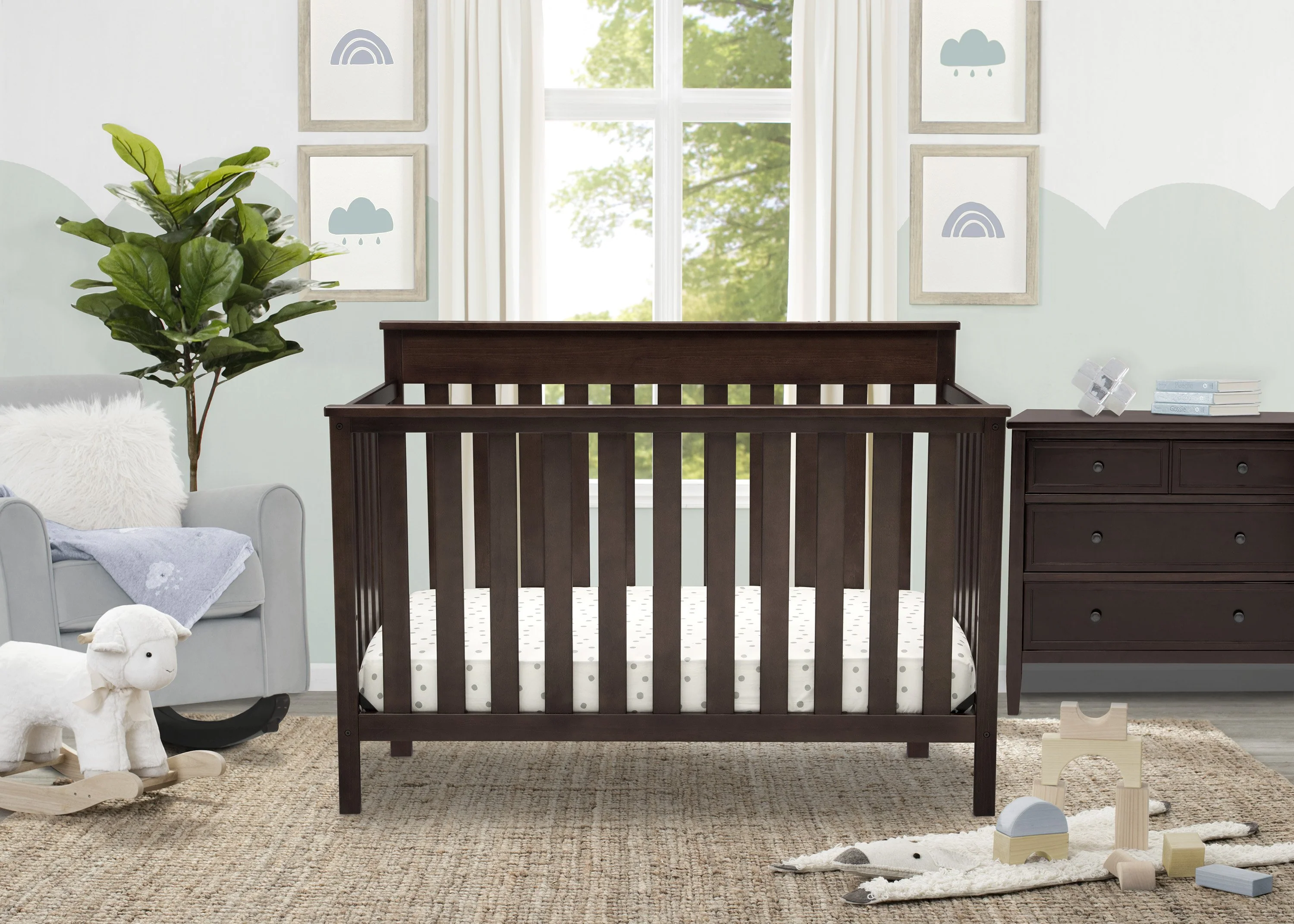 Kingswood 4-in-1 Convertible Baby Crib - Image 18