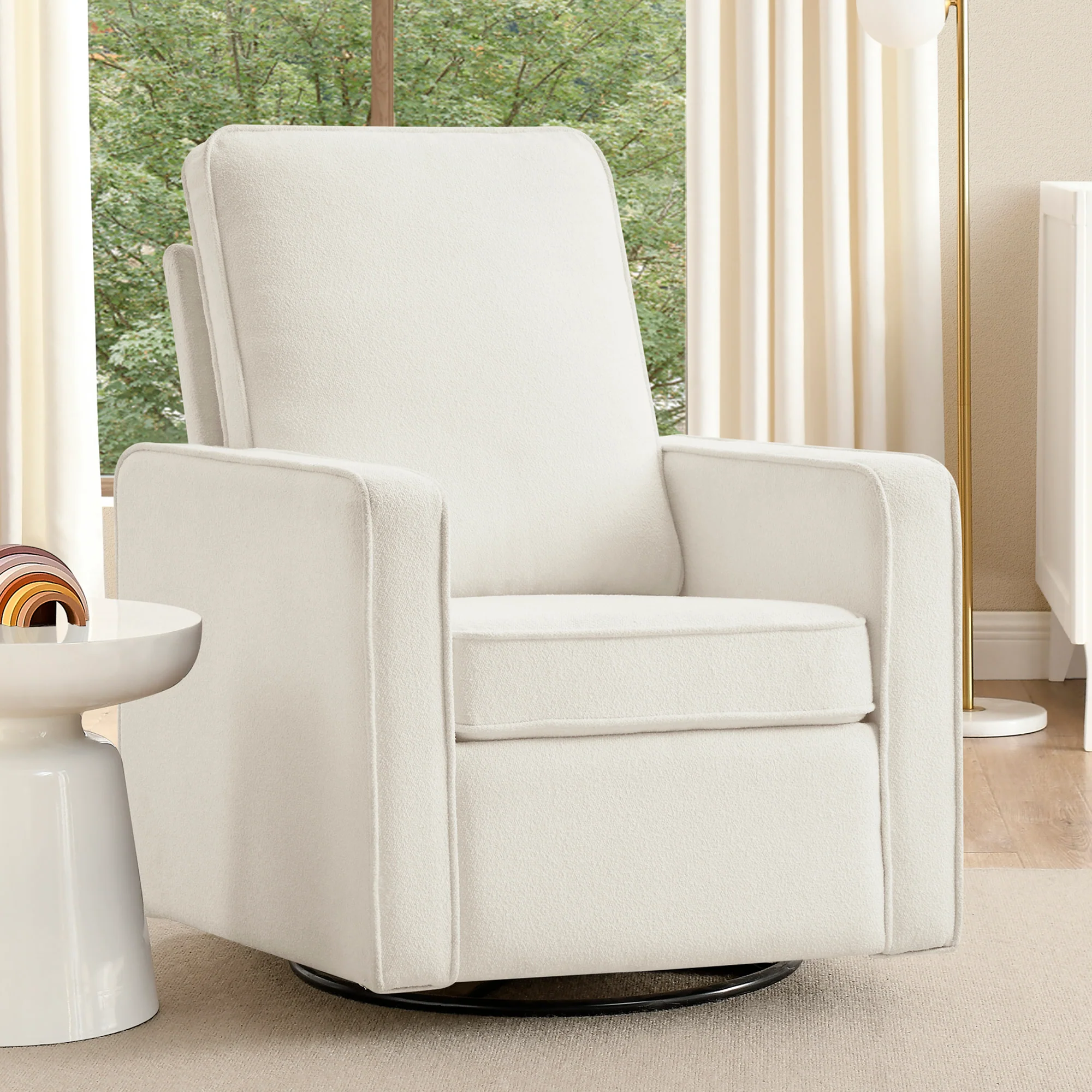 Luna Nursery Swivel Glider - Image 6