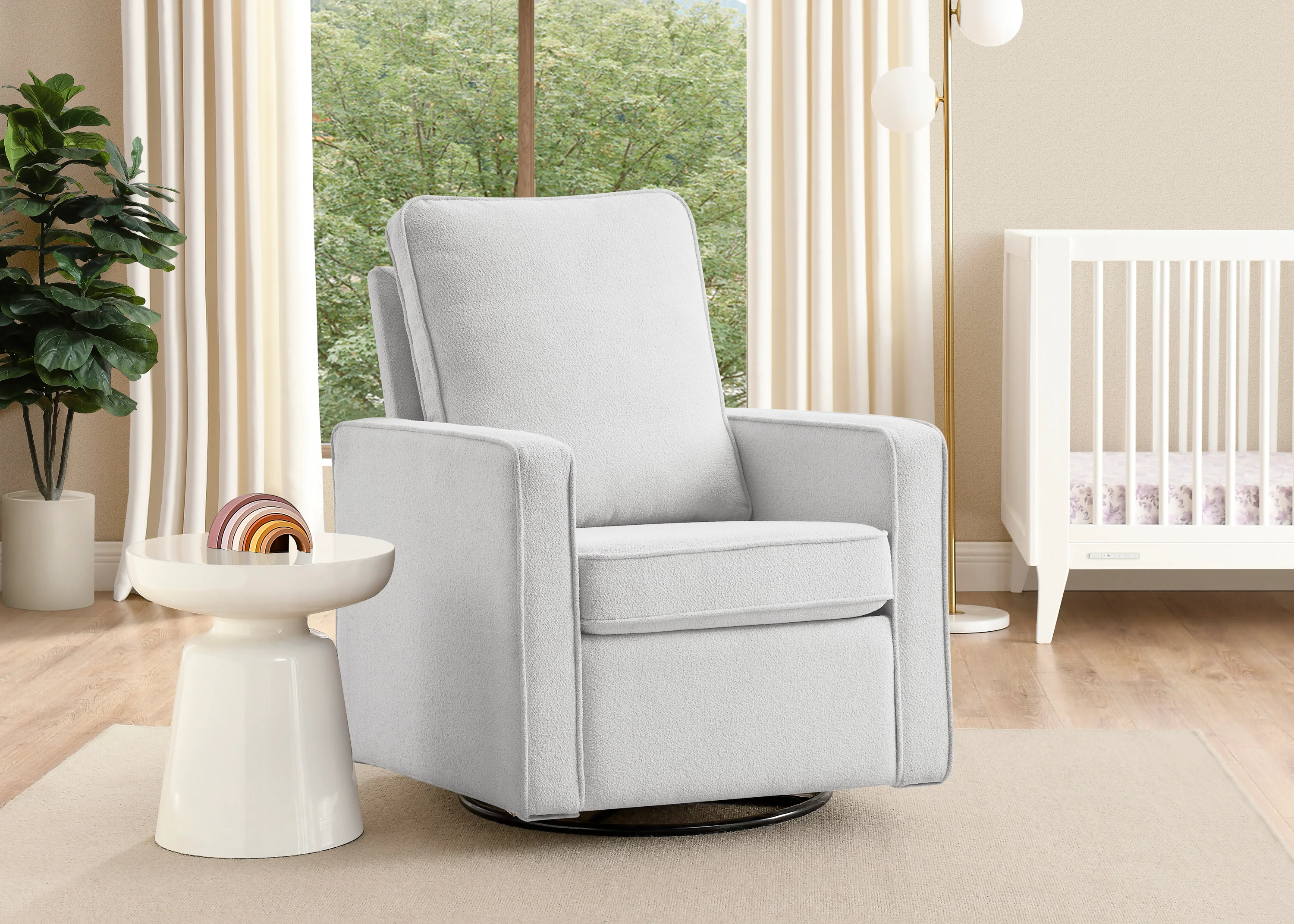 Luna Nursery Swivel Glider - Image 8
