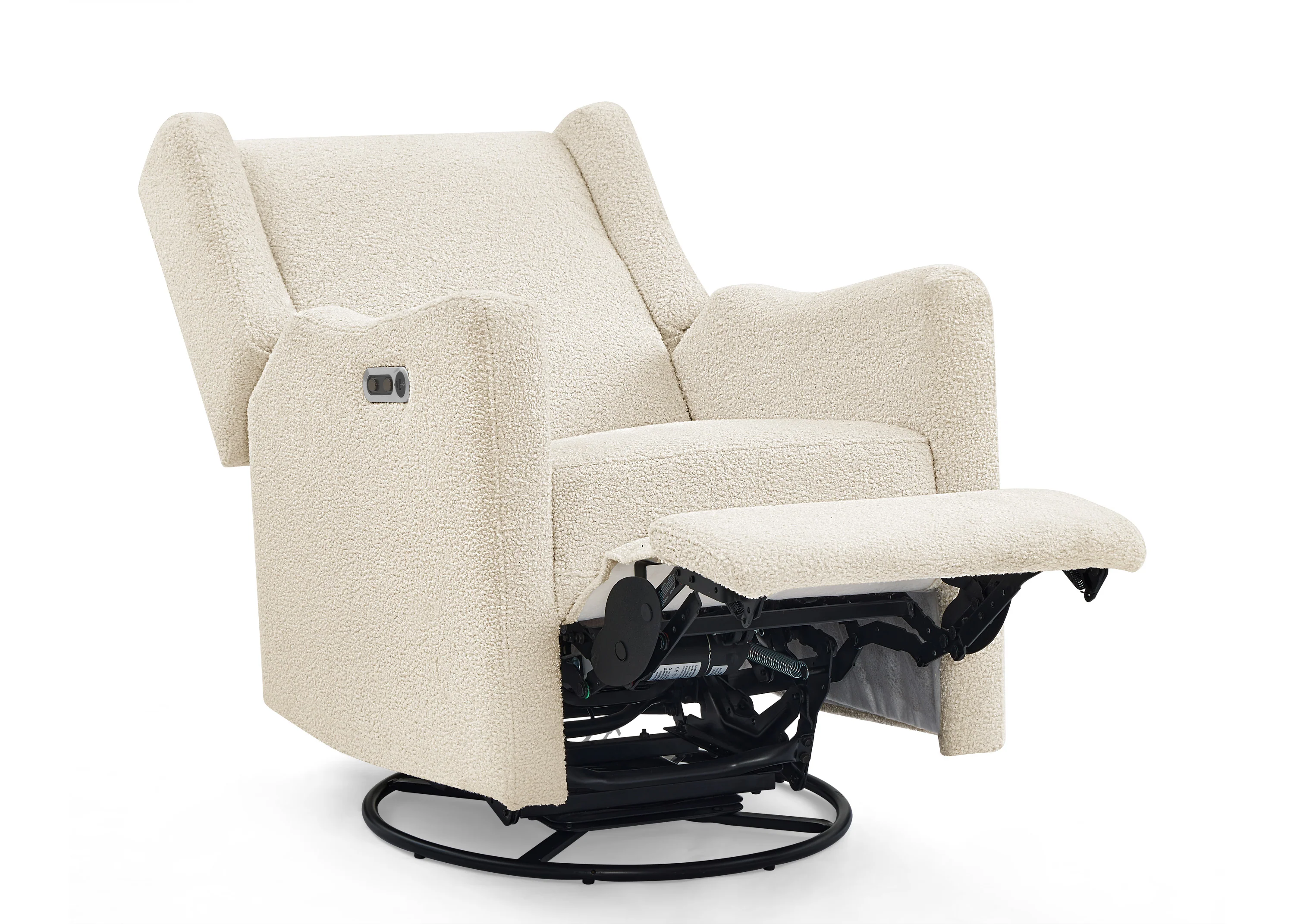 Mercer Electronic Power Recliner and Swivel Glider with USB-A and Type-C Ports in Stain-Resistant Performance Fabric - Image 30