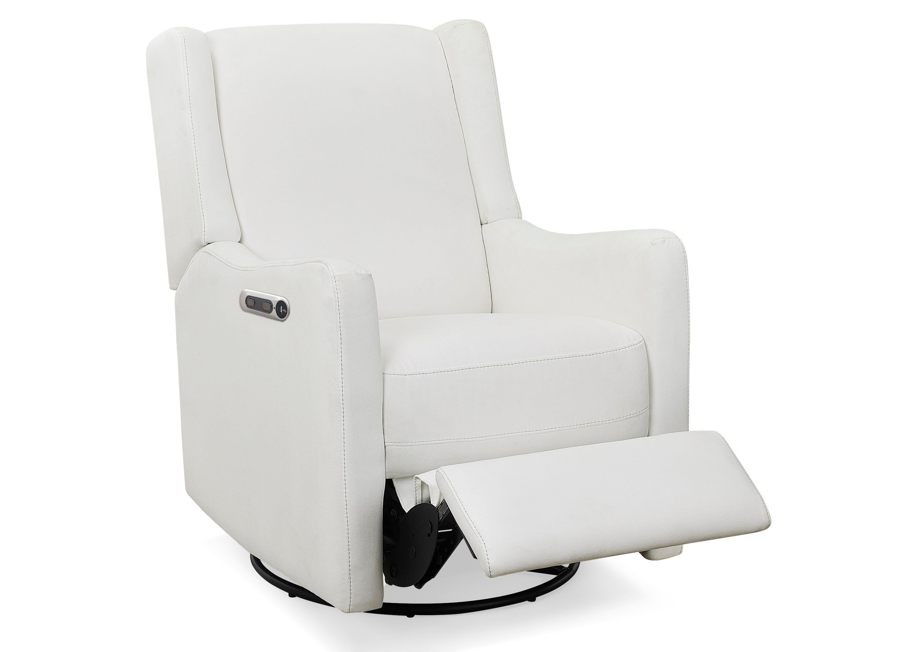 Mercer Electronic Power Recliner and Swivel Glider with USB-A and Type-C Ports in Stain-Resistant Performance Fabric - Image 5