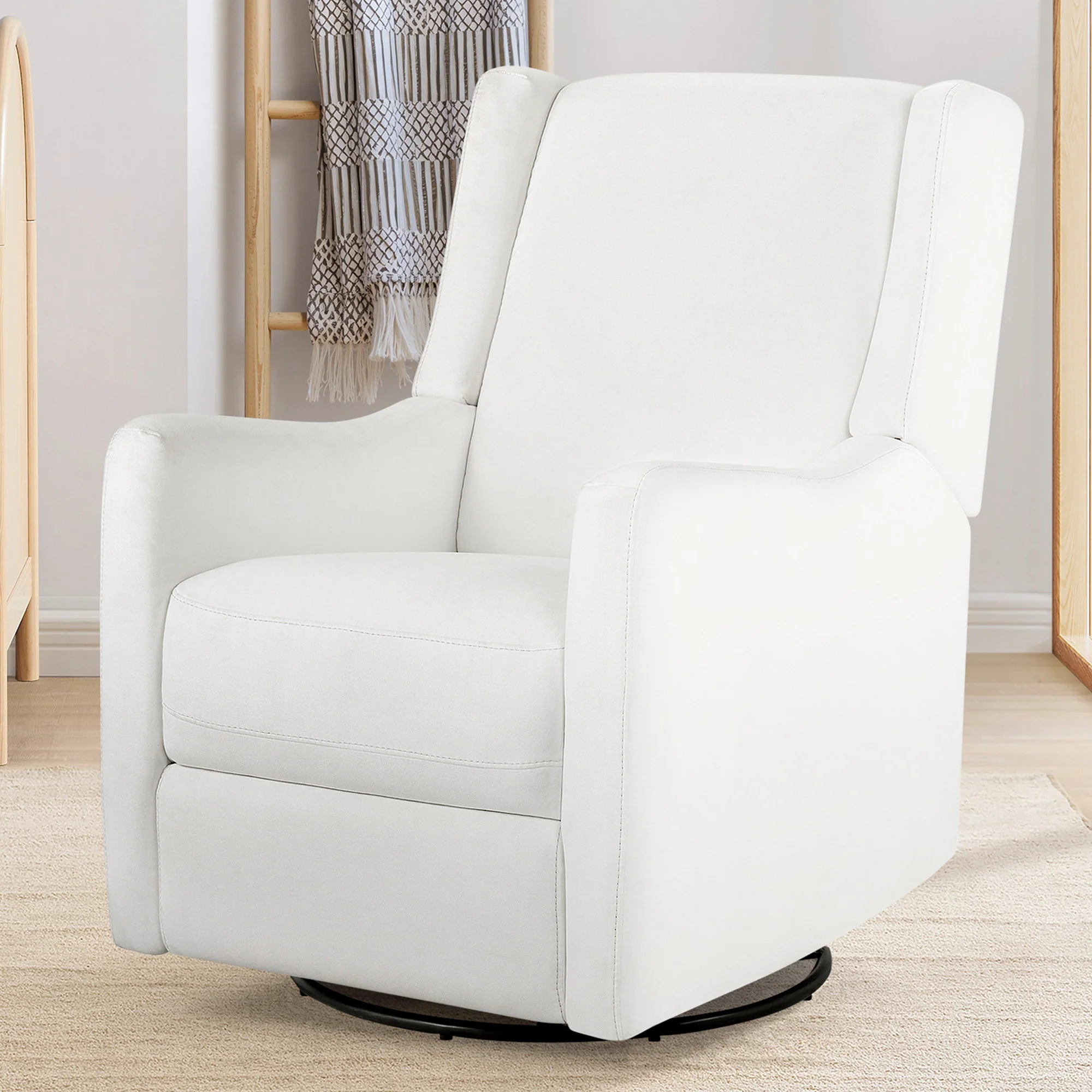 Mercer Electronic Power Recliner and Swivel Glider with USB-A and Type-C Ports in Stain-Resistant Performance Fabric - Image 7