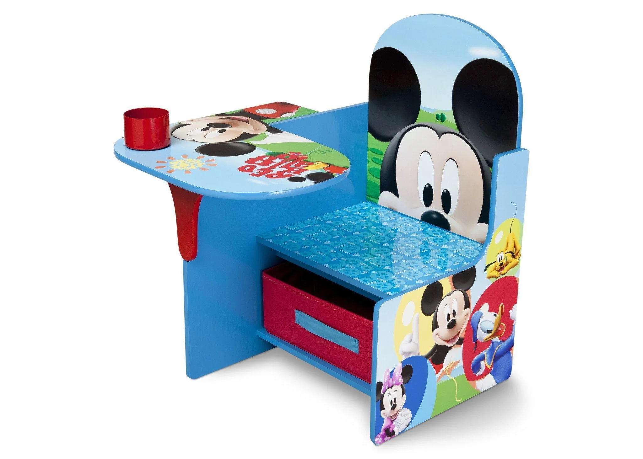 Mickey Mouse Chair Desk with Storage Bin - Image 4