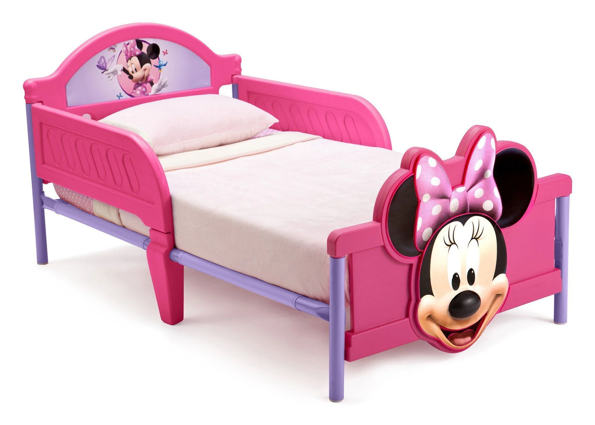 Minnie Mouse Plastic 3D Toddler Bed - Image 3