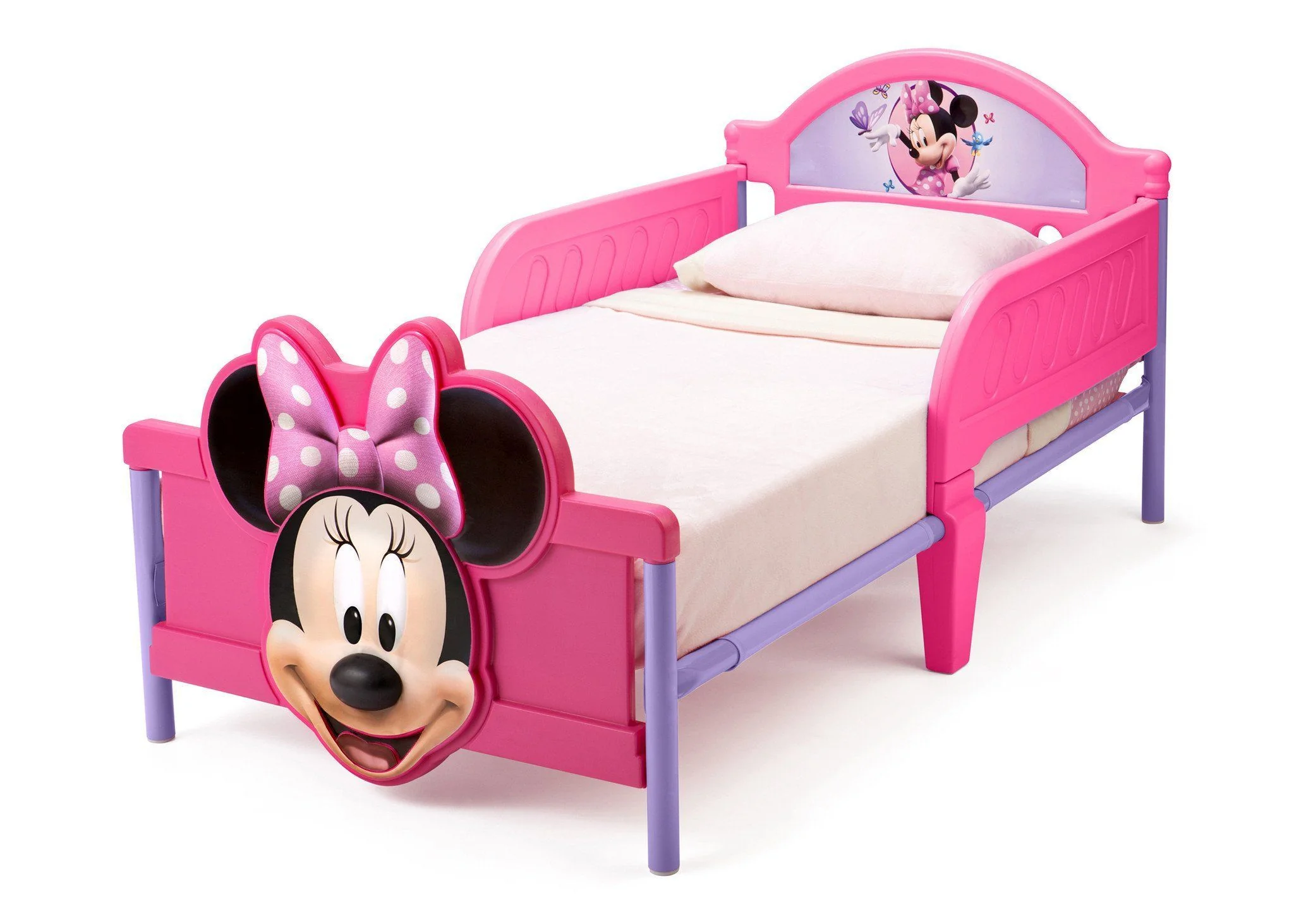 Minnie Mouse Plastic 3D Toddler Bed - Image 4