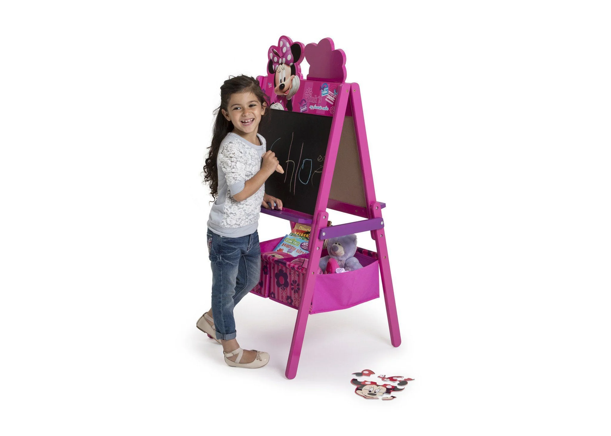 Minnie Mouse Wooden Double Sided Activity Easel - Image 6