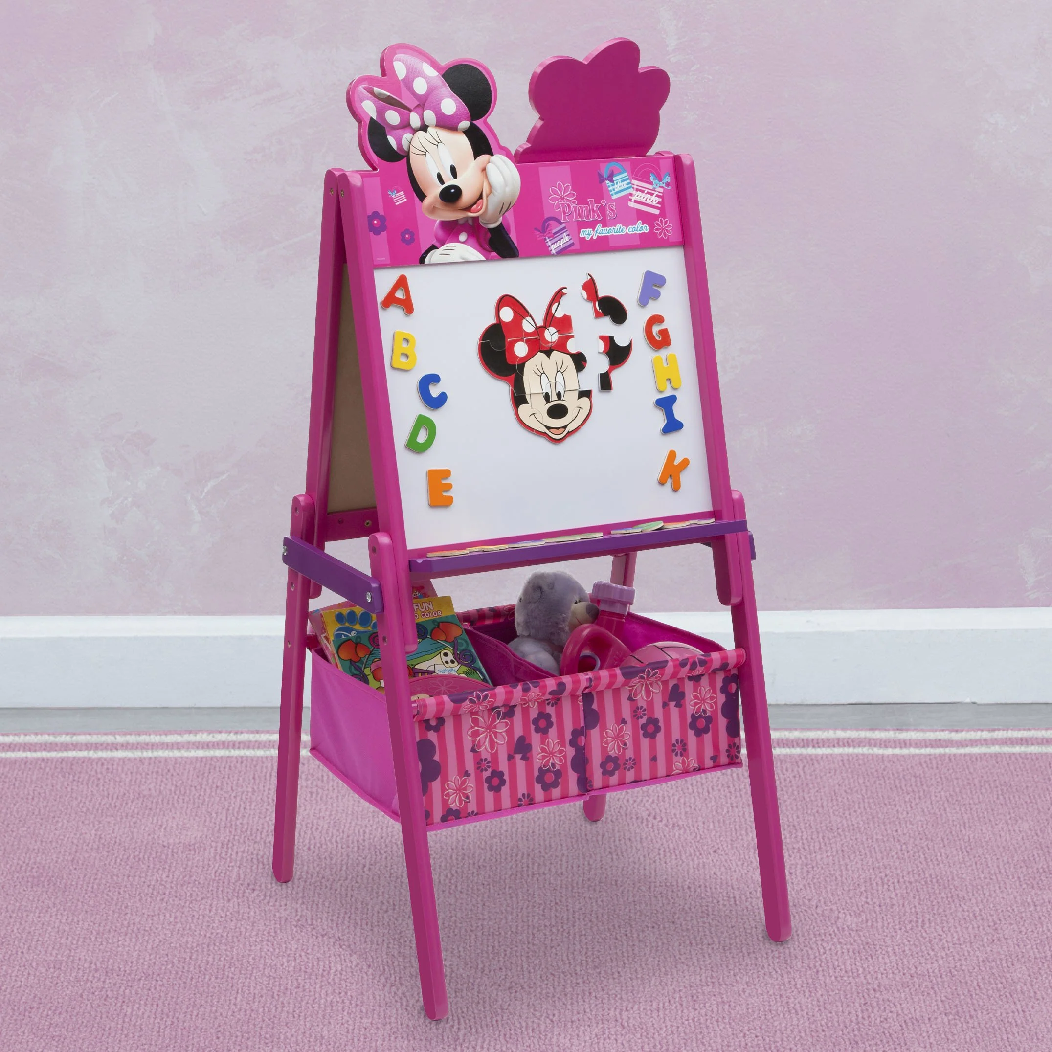Minnie Mouse Wooden Double Sided Activity Easel - Image 7