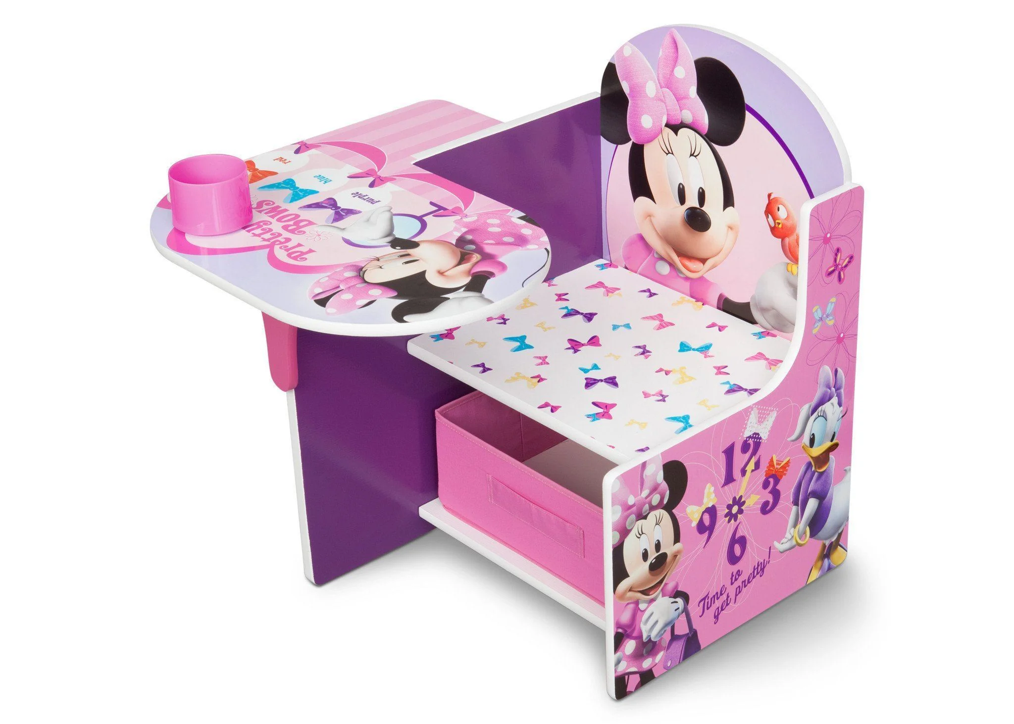 Minnie Mouse Chair Desk with Storage Bin - Image 4