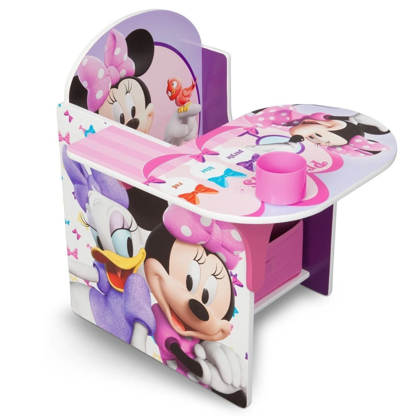 Minnie Mouse Chair Desk with Storage Bin - Image 5