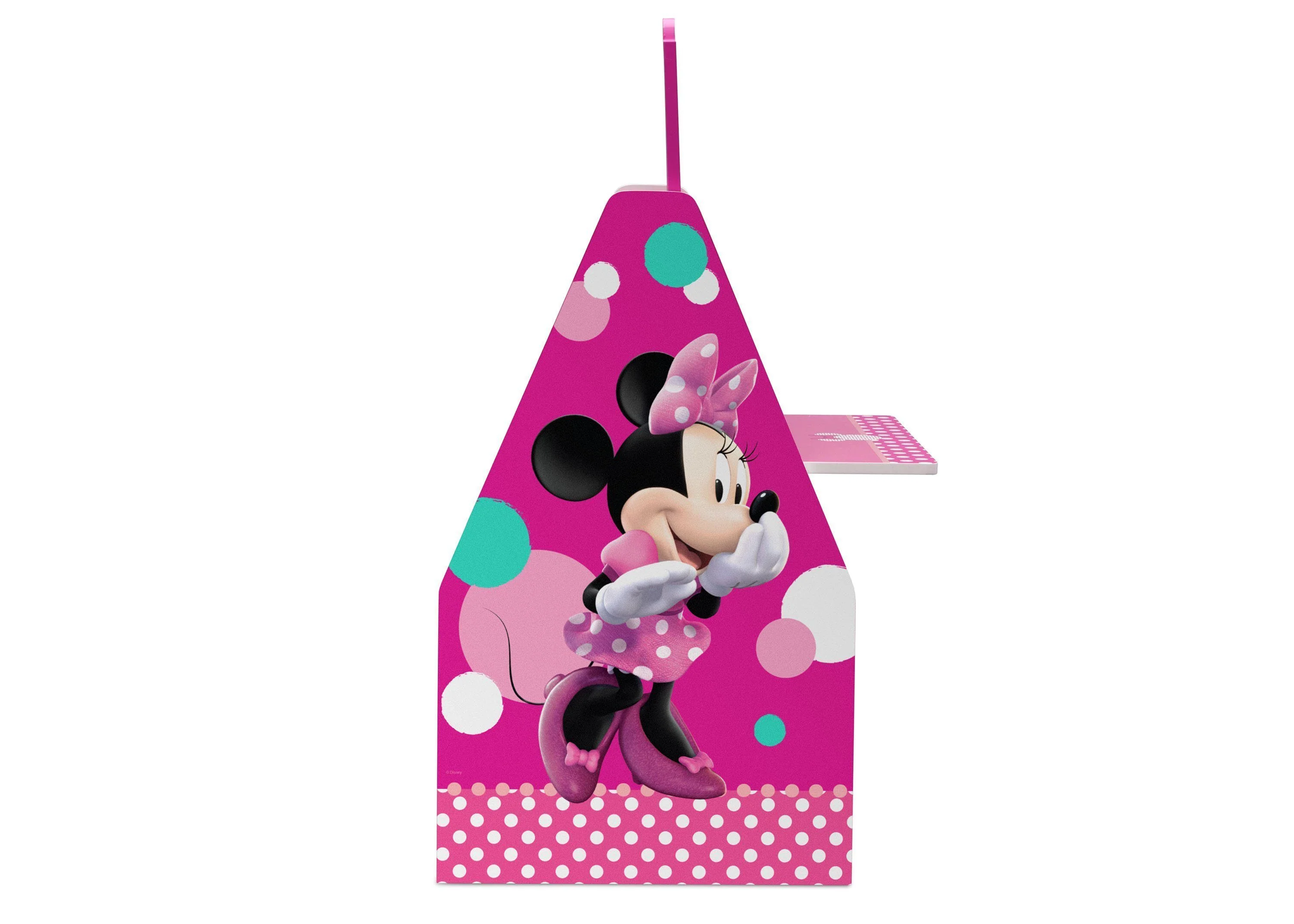 Minnie Mouse Deluxe Kids Art Table - Easel, Desk, Stool, Toy Organizer - Image 5