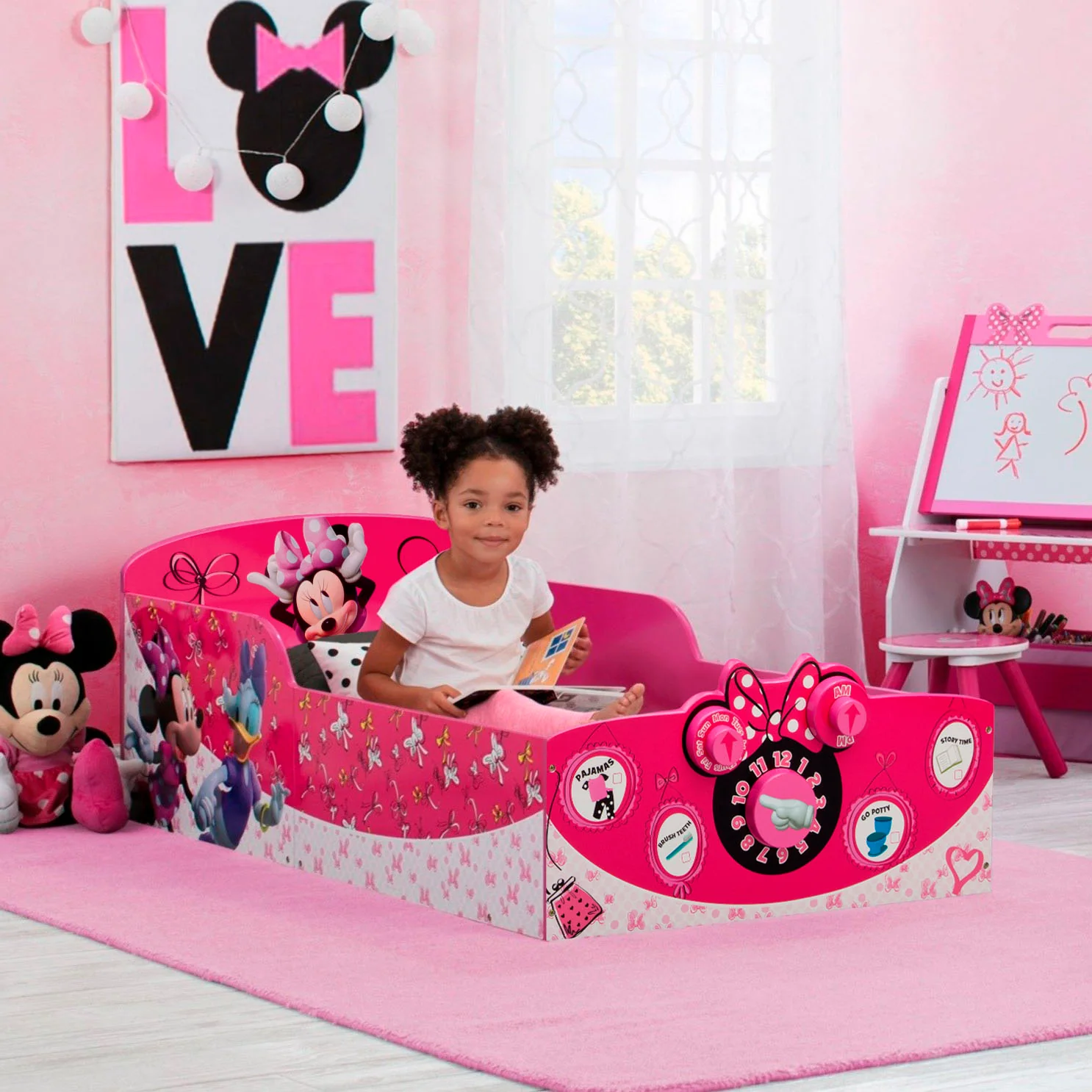Minnie Mouse Interactive Wood Toddler Bed - Image 8