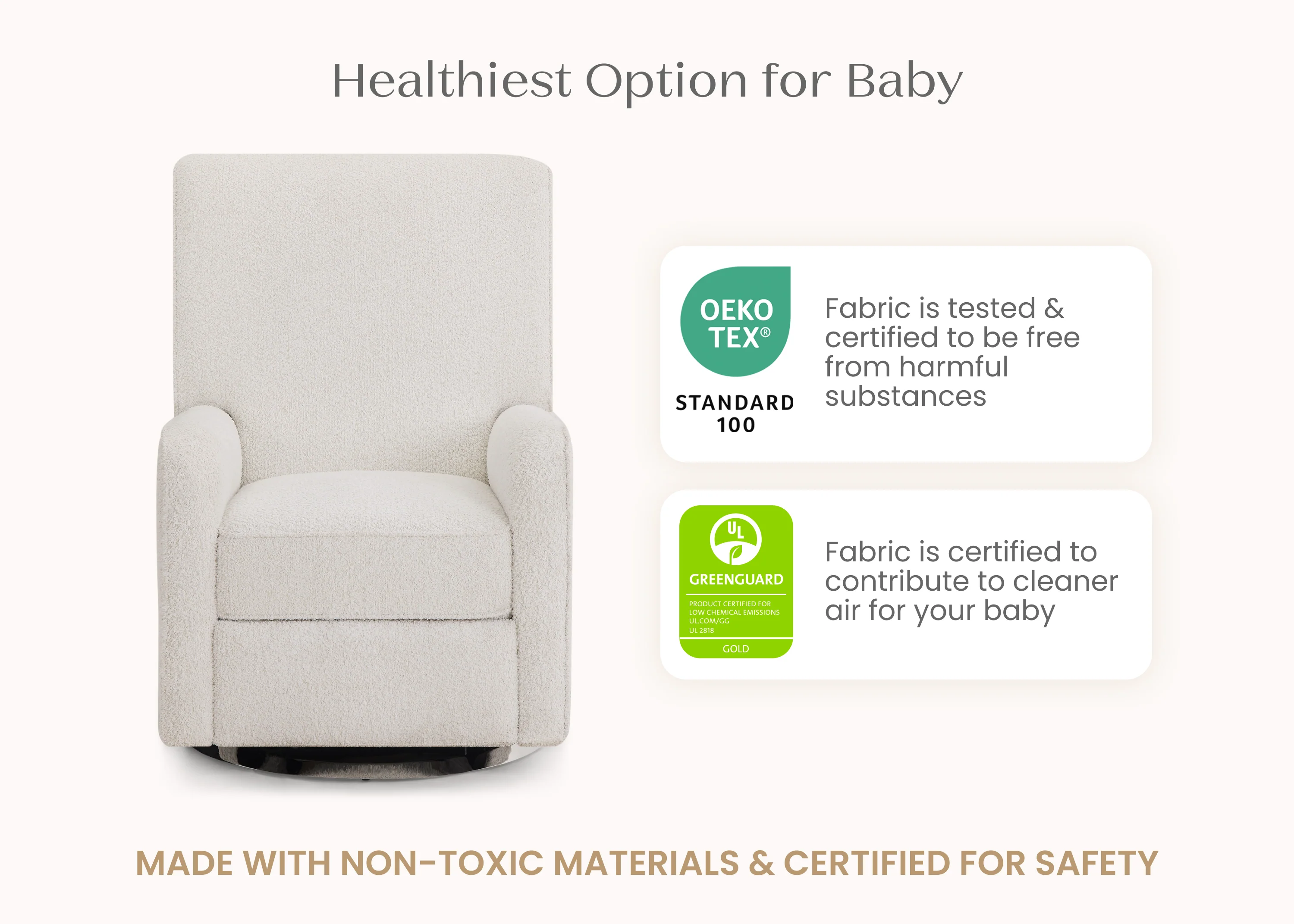 Nest Nursery Swivel Recliner - Image 14