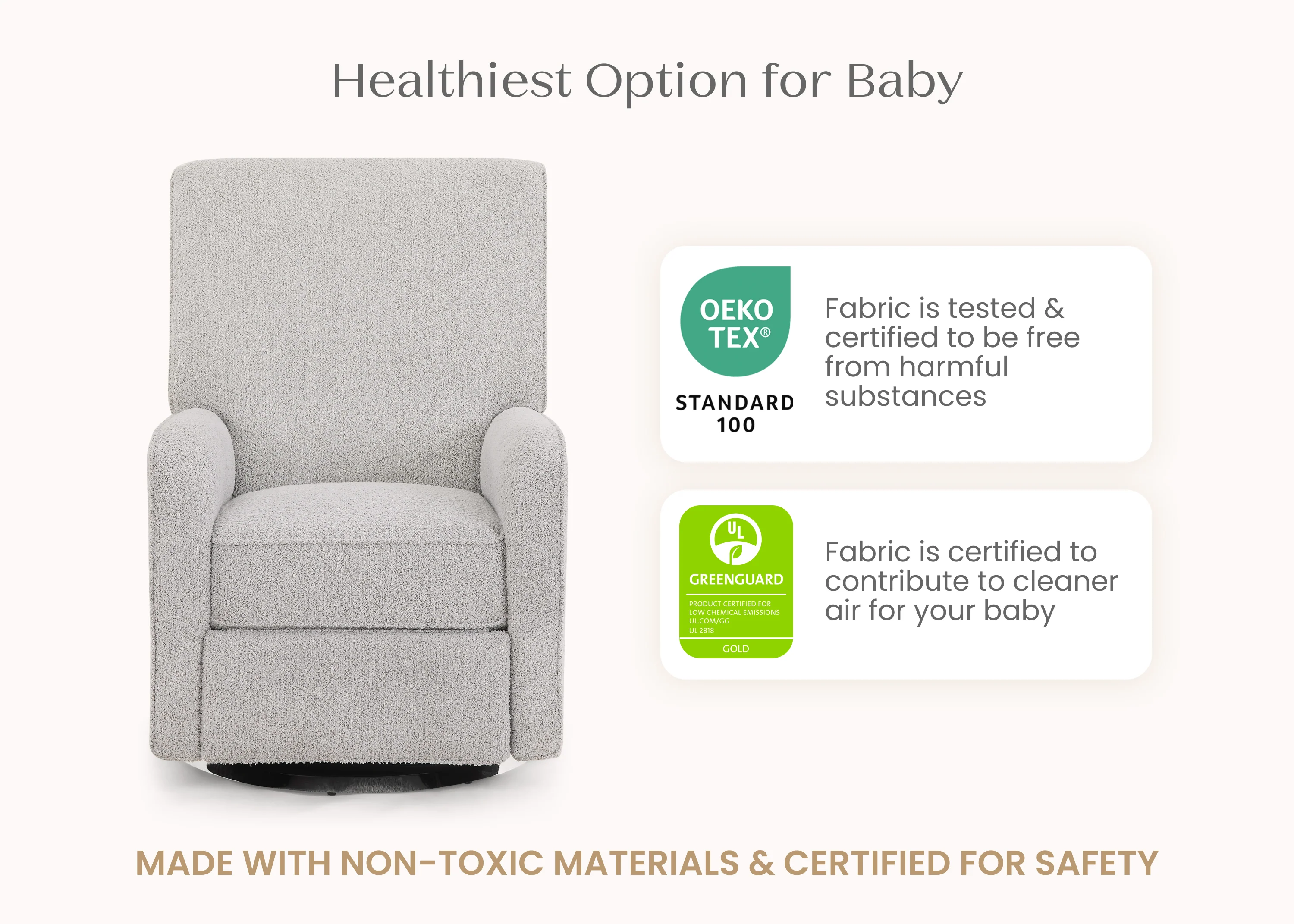 Nest Nursery Swivel Recliner - Image 4